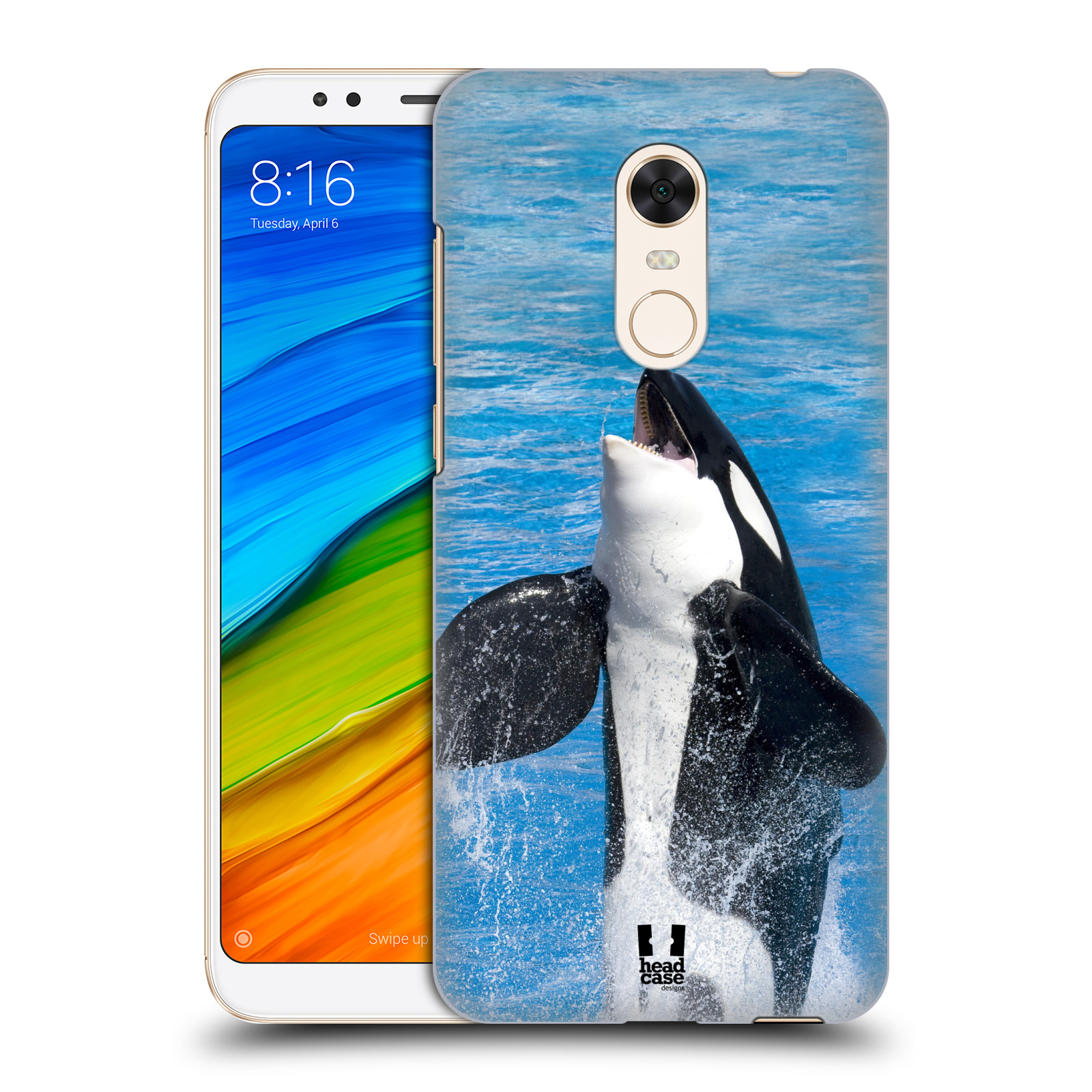 HEAD CASE plastový obal na mobil Xiaomi Redmi 5 PLUS vzor slavná zvířata foto velryba