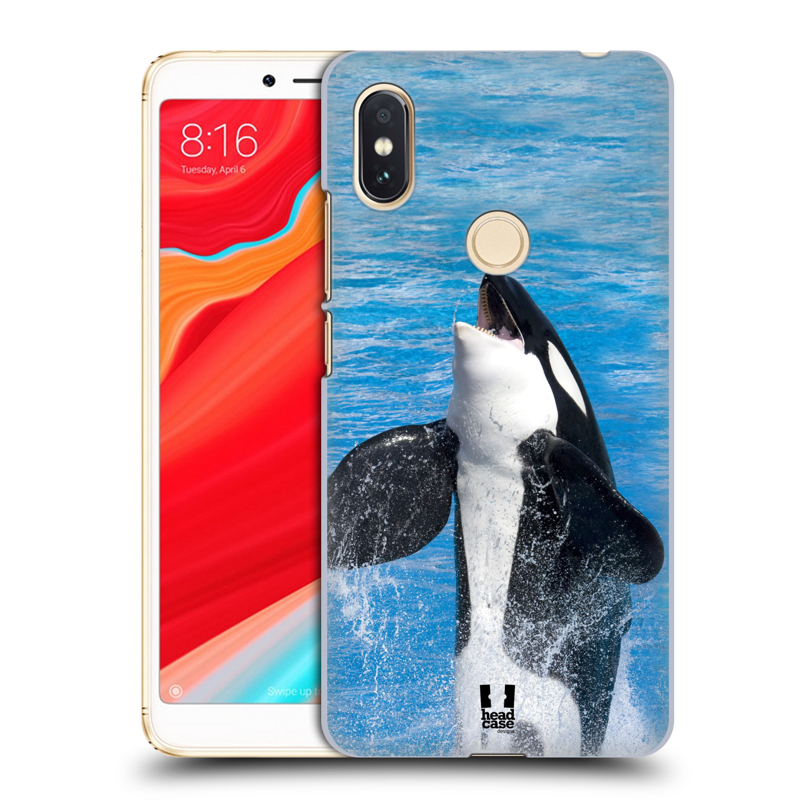 HEAD CASE plastový obal na mobil Xiaomi Redmi S2 vzor slavná zvířata foto velryba