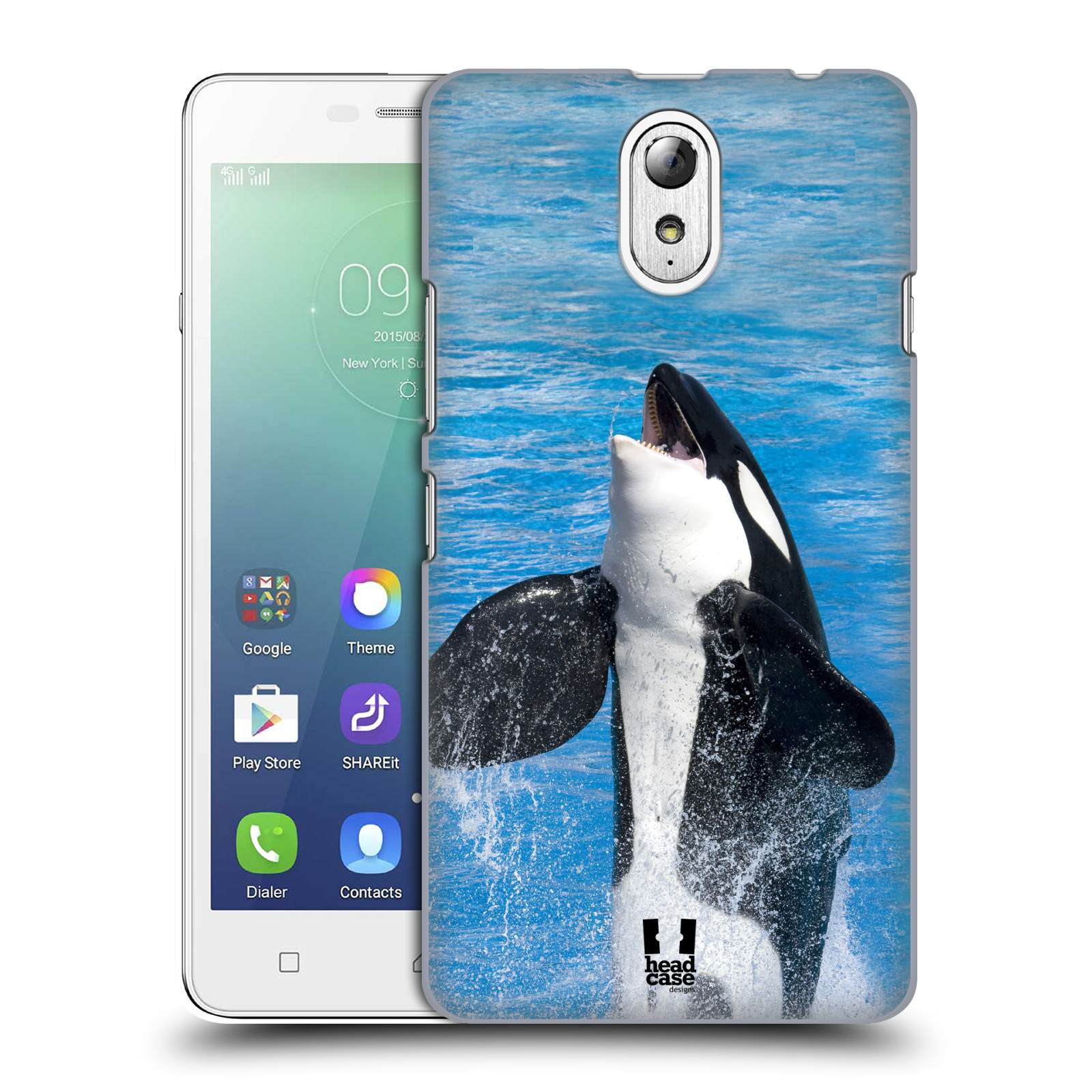 HEAD CASE pevný plastový obal na mobil LENOVO VIBE P1m / LENOVO VIBE p1m DUAL SIM vzor slavná zvířata foto velryba