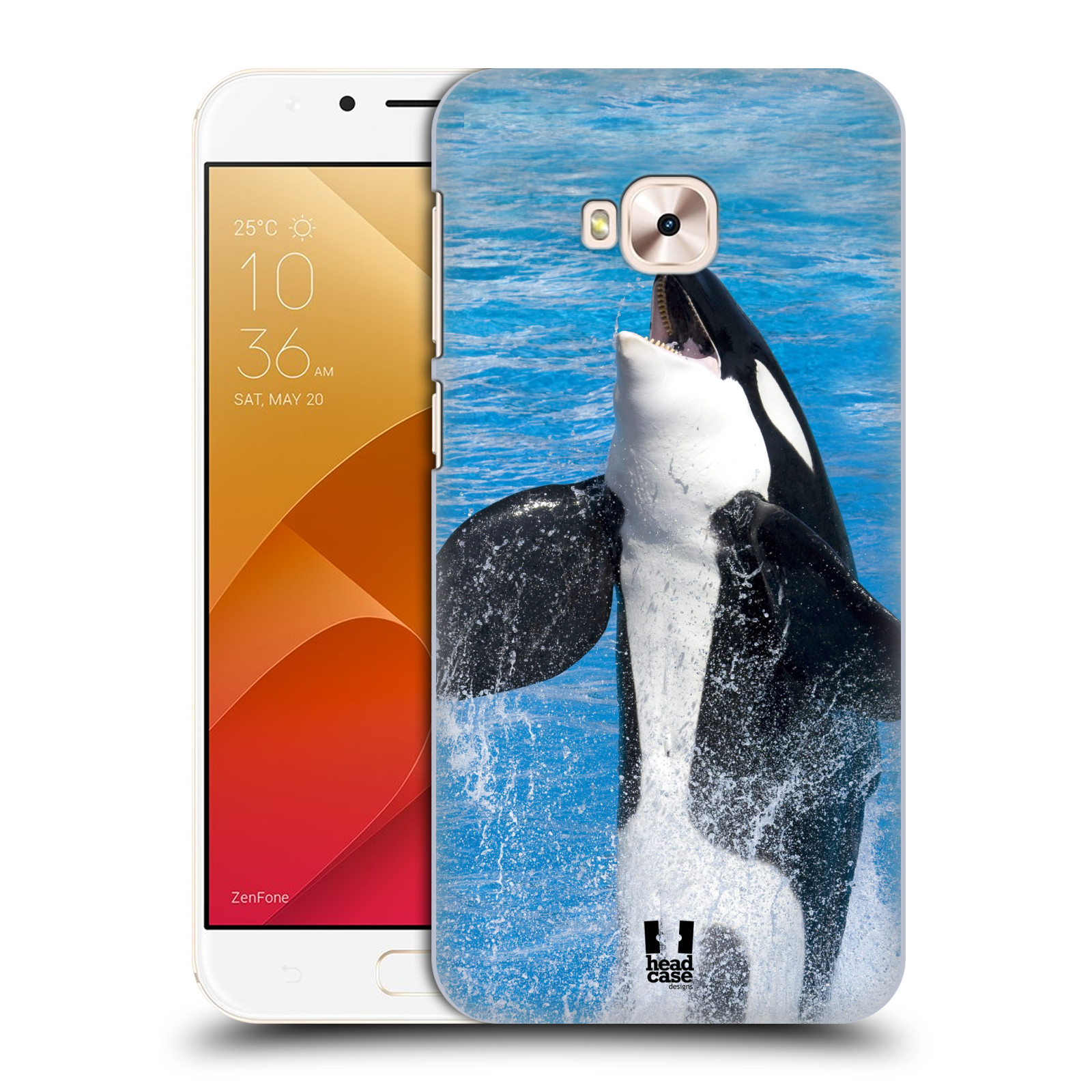 HEAD CASE plastový obal na mobil Asus Zenfone 4 Selfie Pro ZD552KL vzor slavná zvířata foto velryba