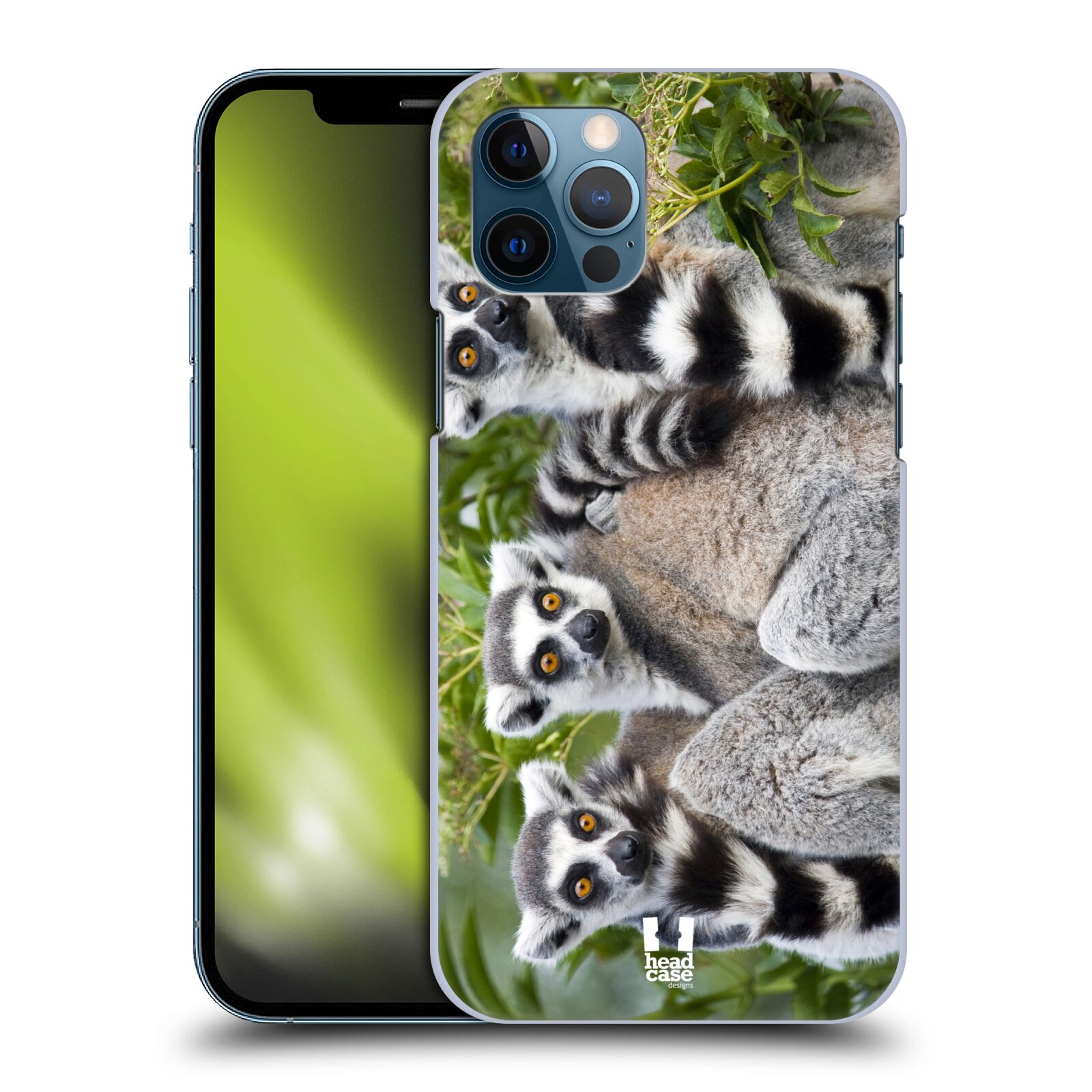 HEAD CASE plastový obal na mobil Apple Iphone 12 / Iphone 12 PRO vzor slavná zvířata foto lemur