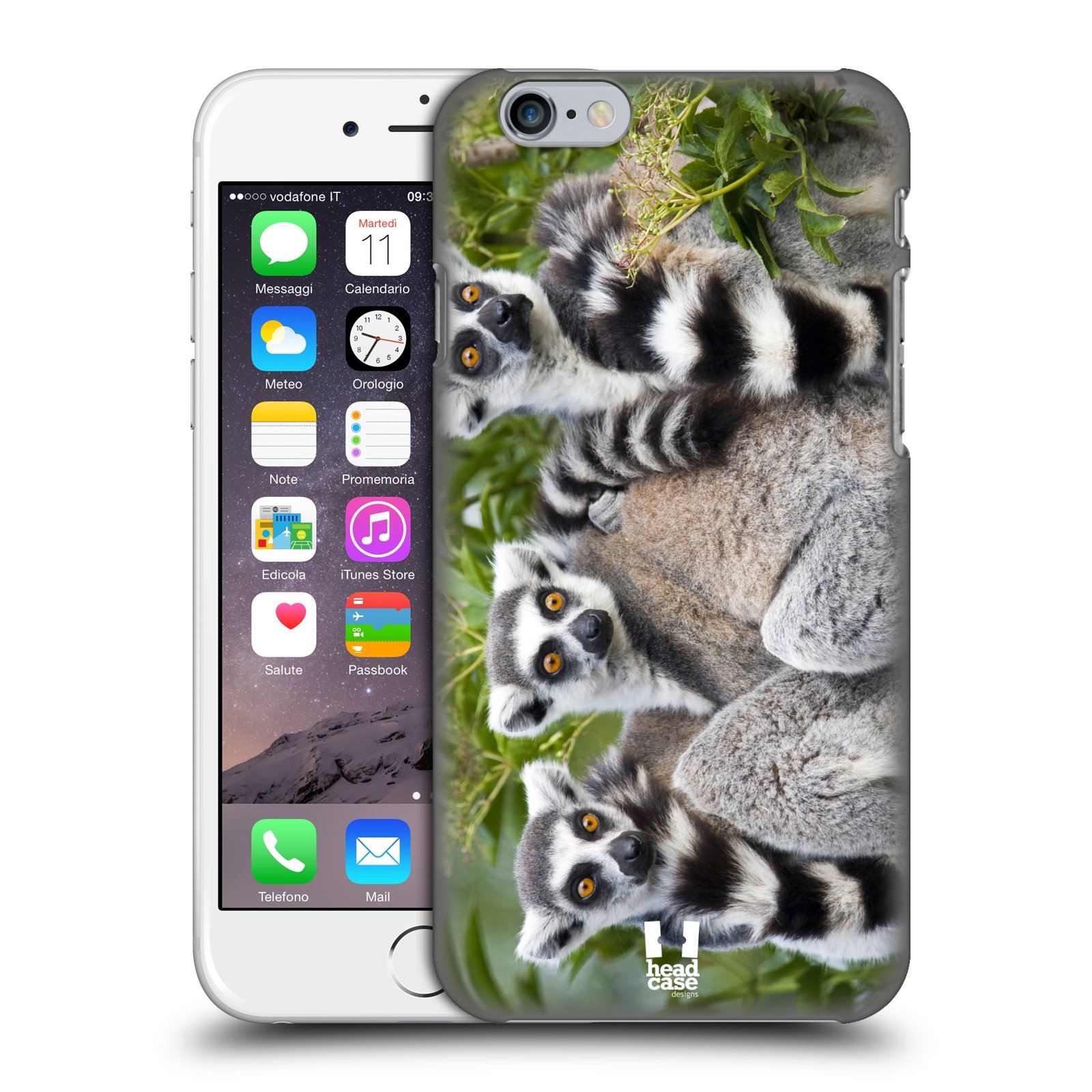 Plastové pouzdro pro mobil Apple Iphone 6/6S vzor slavná zvířata foto lemur