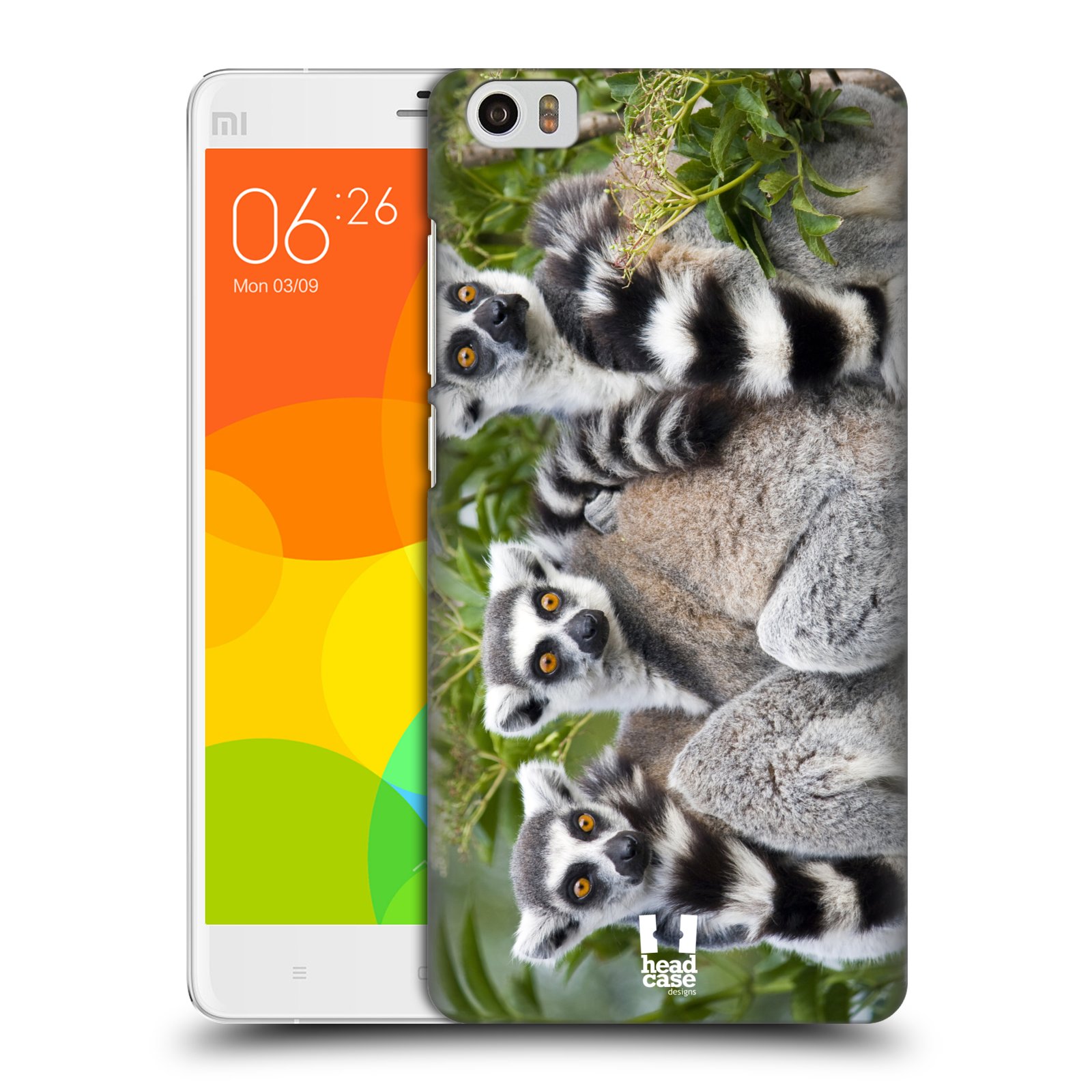 HEAD CASE pevný plastový obal na mobil XIAOMI Mi Note vzor slavná zvířata foto lemur