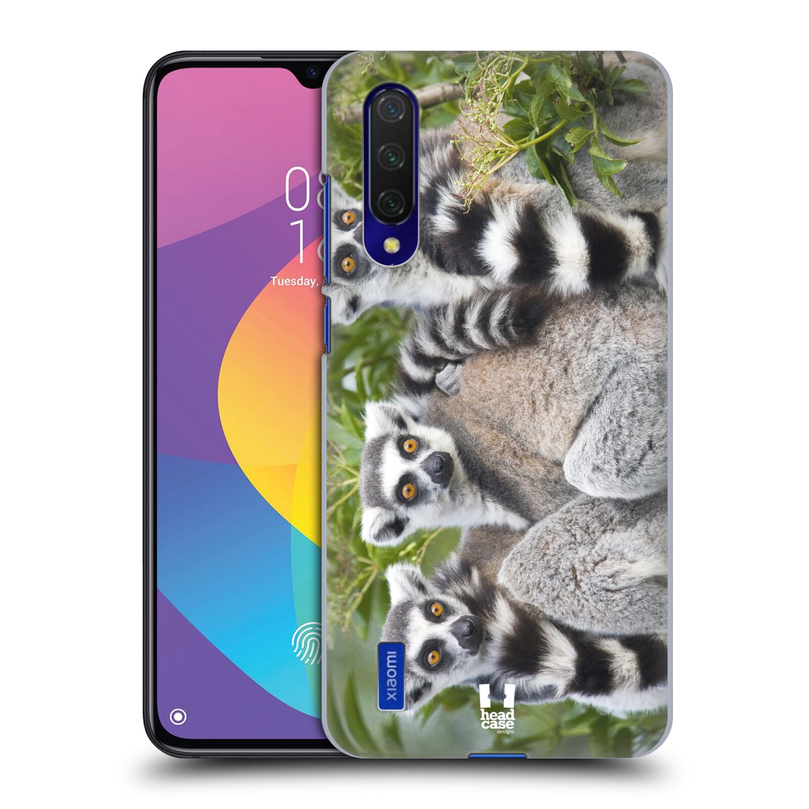 Zadní kryt na mobil Xiaomi MI 9 LITE vzor slavná zvířata foto lemur