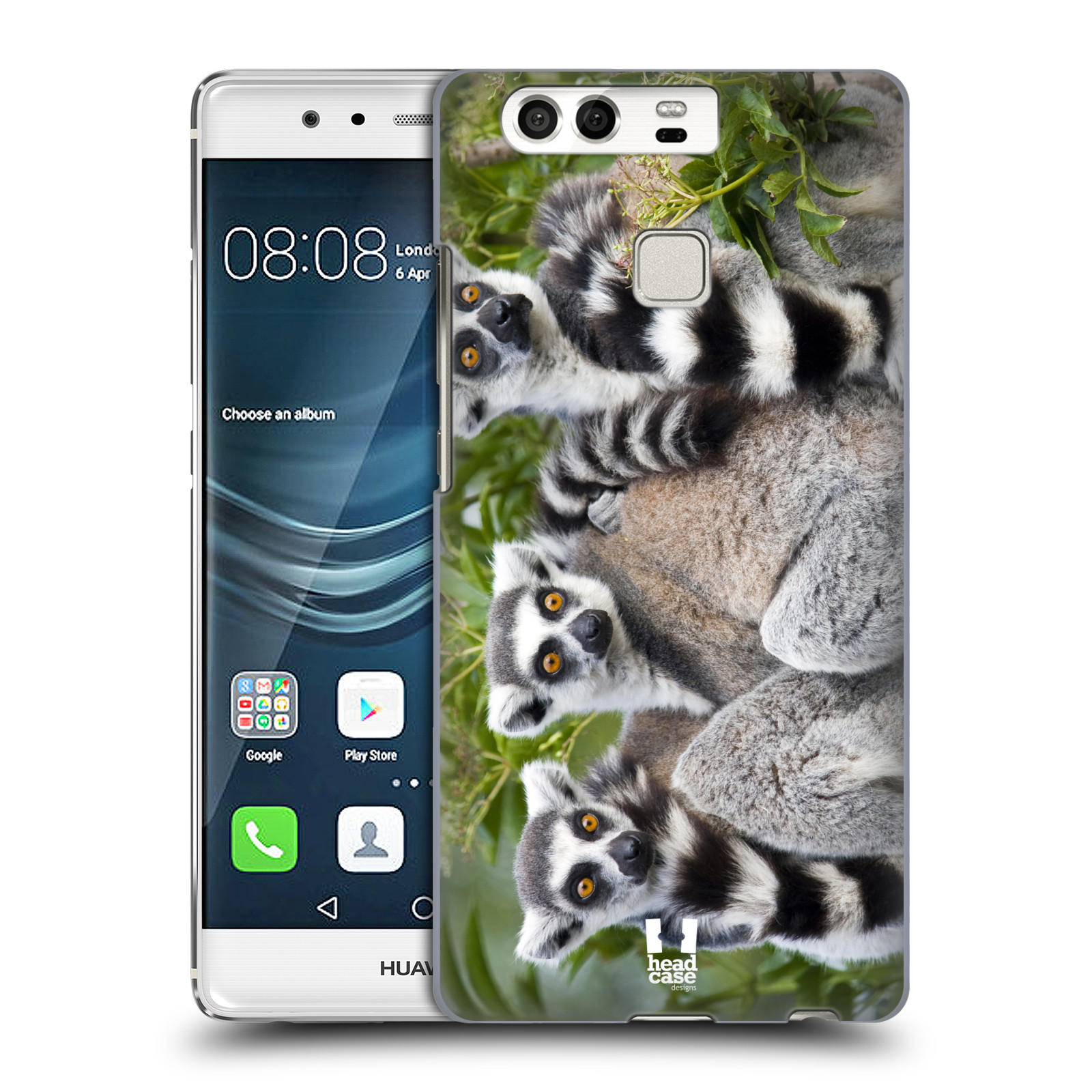 HEAD CASE plastový obal na mobil Huawei P9 / P9 DUAL SIM vzor slavná zvířata foto lemur