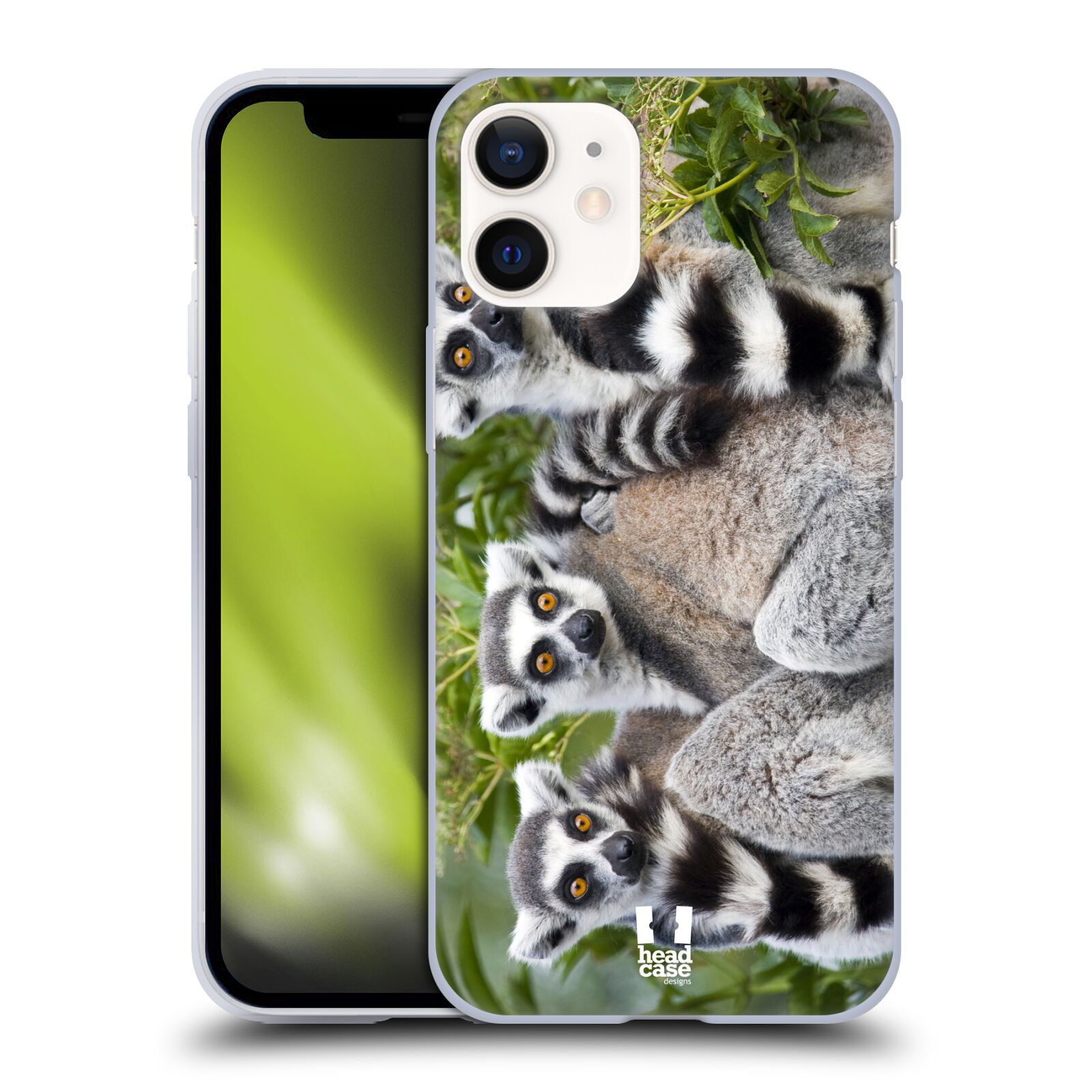 Plastový obal na mobil Apple Iphone 12 MINI vzor slavná zvířata foto lemur