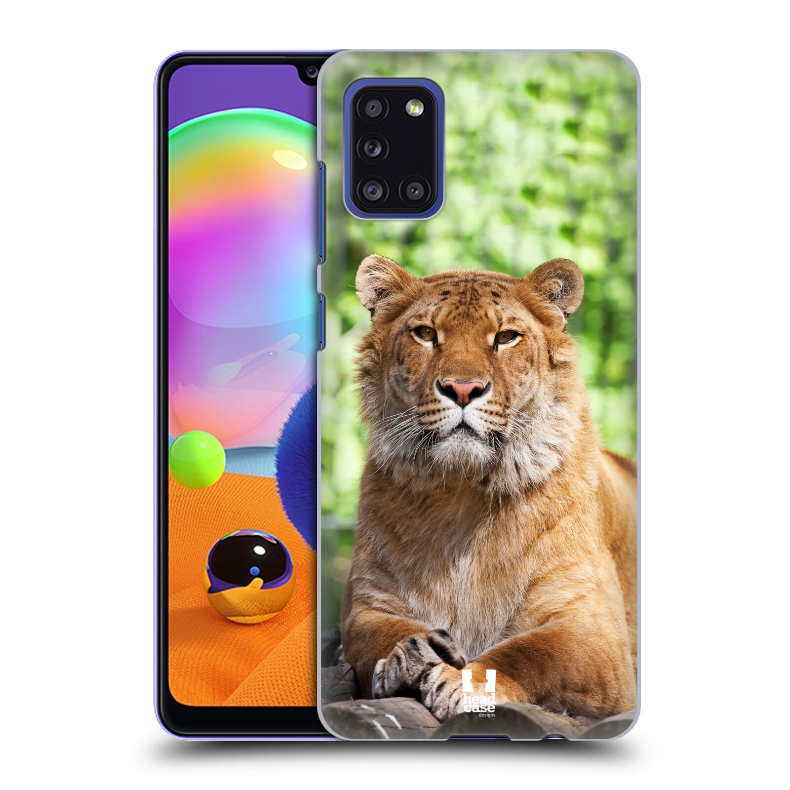 Zadní kryt na mobil Samsung Galaxy A31 vzor slavná zvířata foto tygr