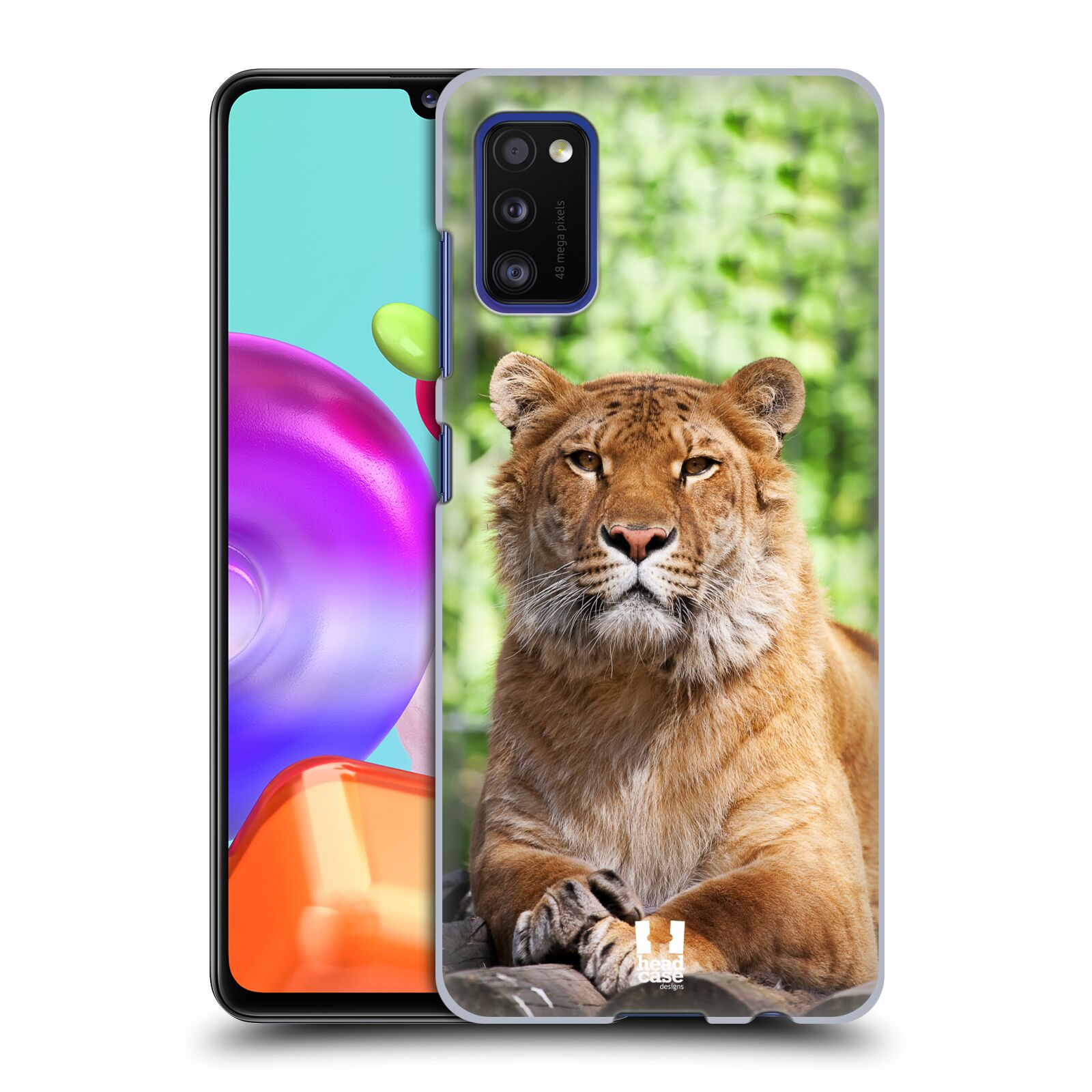 Zadní kryt na mobil Samsung Galaxy A41 vzor slavná zvířata foto tygr