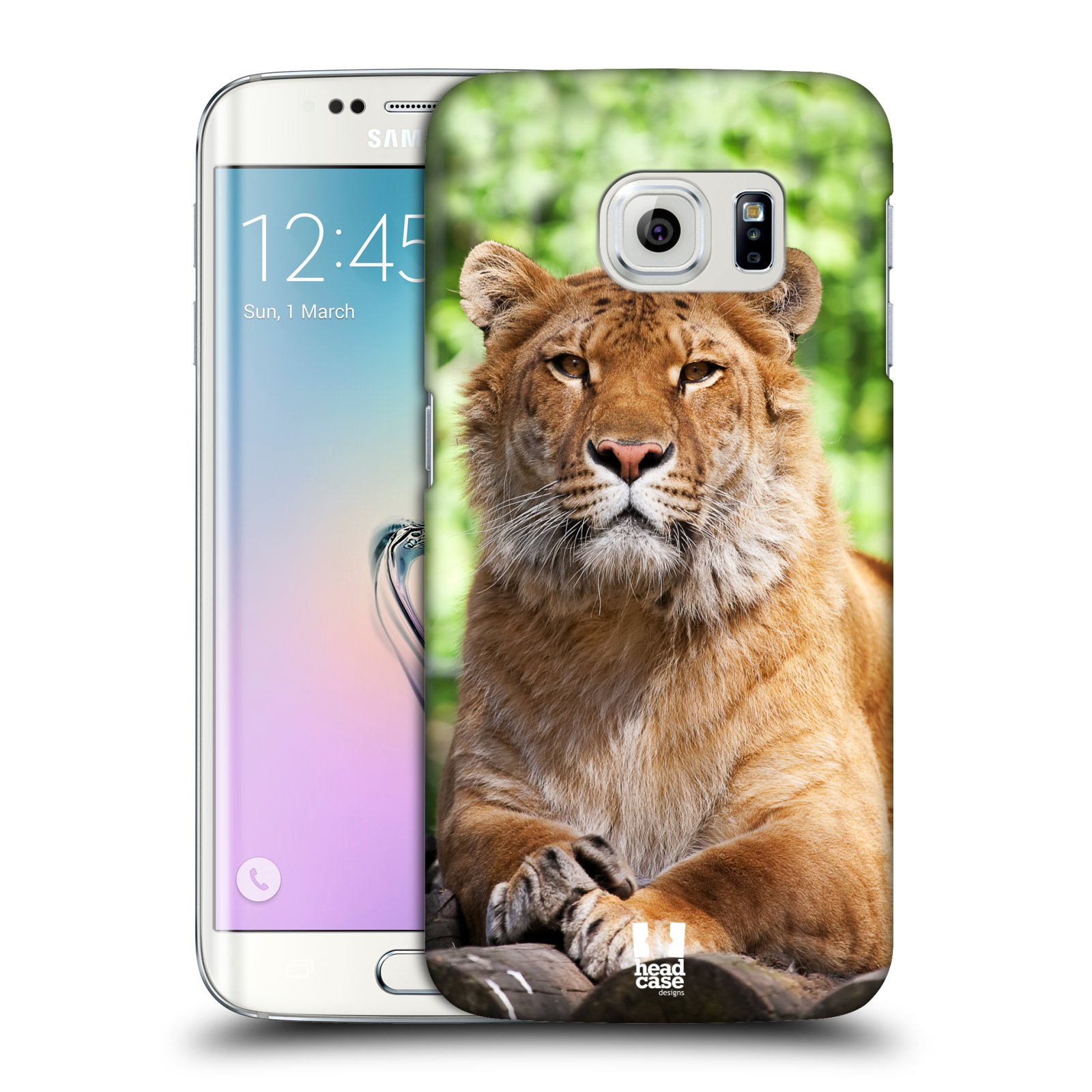 HEAD CASE plastový obal na mobil SAMSUNG Galaxy S6 EDGE (G9250, G925, G925F) vzor slavná zvířata foto tygr