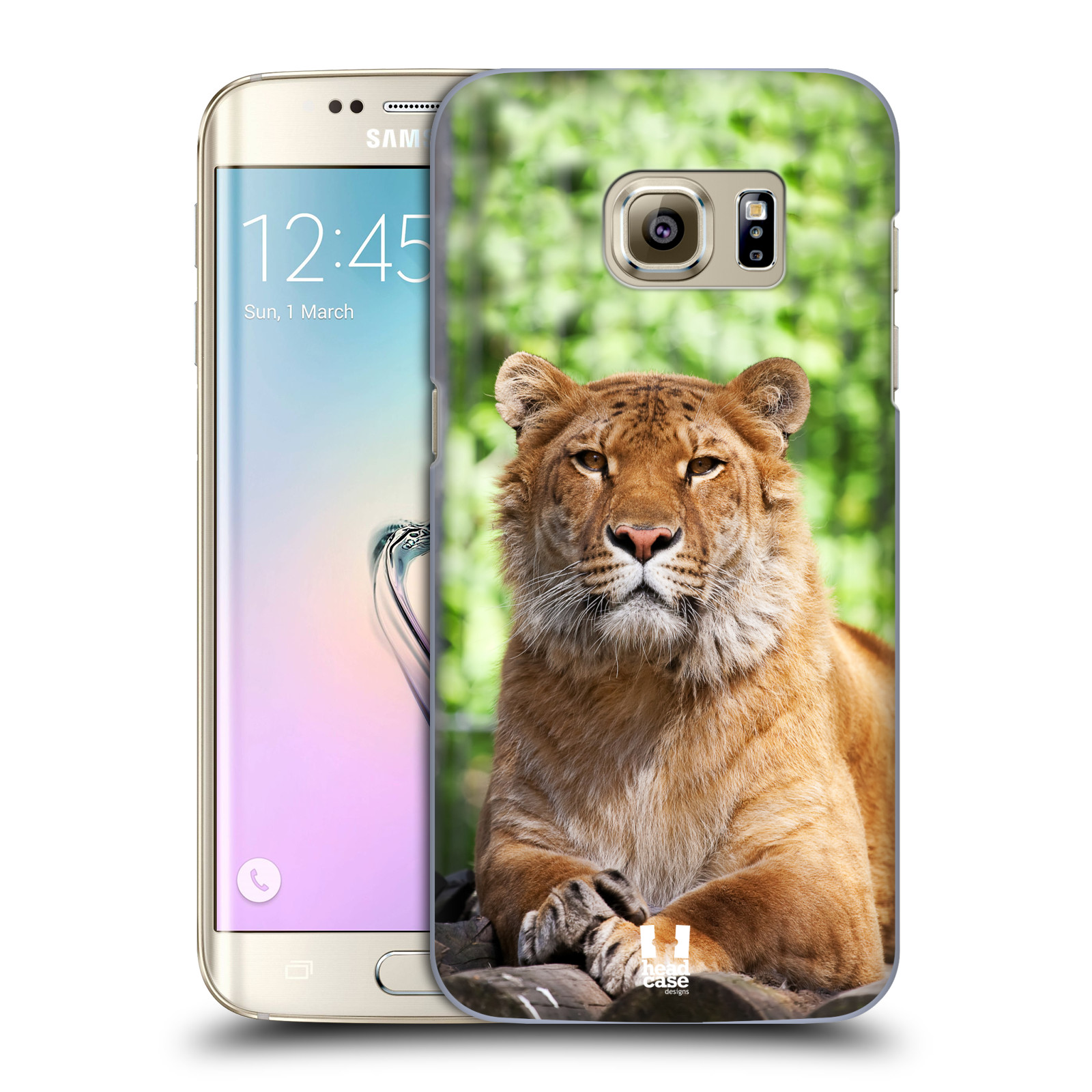 HEAD CASE plastový obal na mobil SAMSUNG GALAXY S7 EDGE vzor slavná zvířata foto tygr