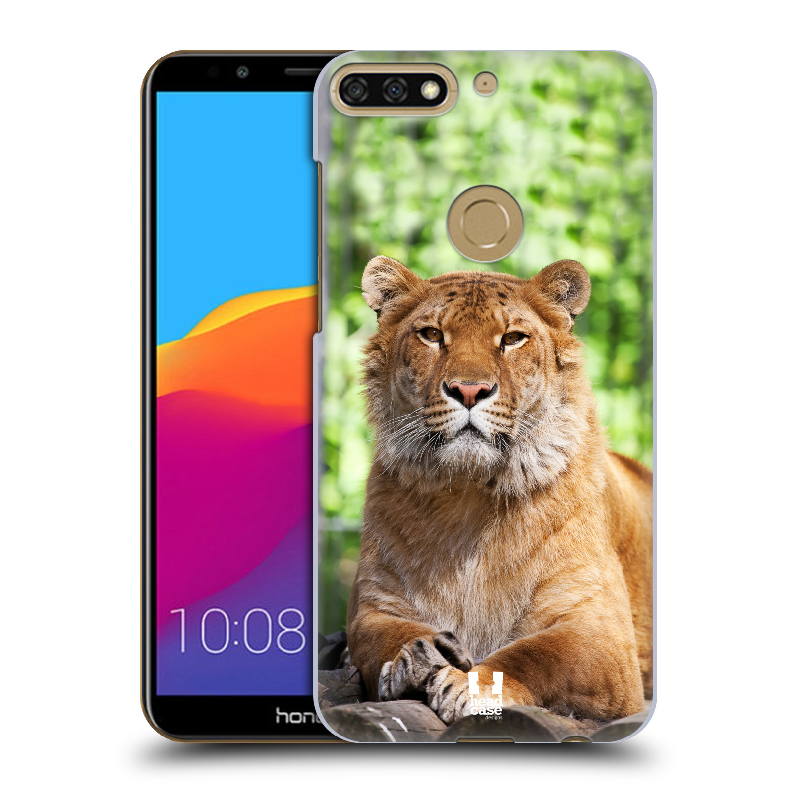 HEAD CASE plastový obal na mobil Honor 7c vzor slavná zvířata foto tygr