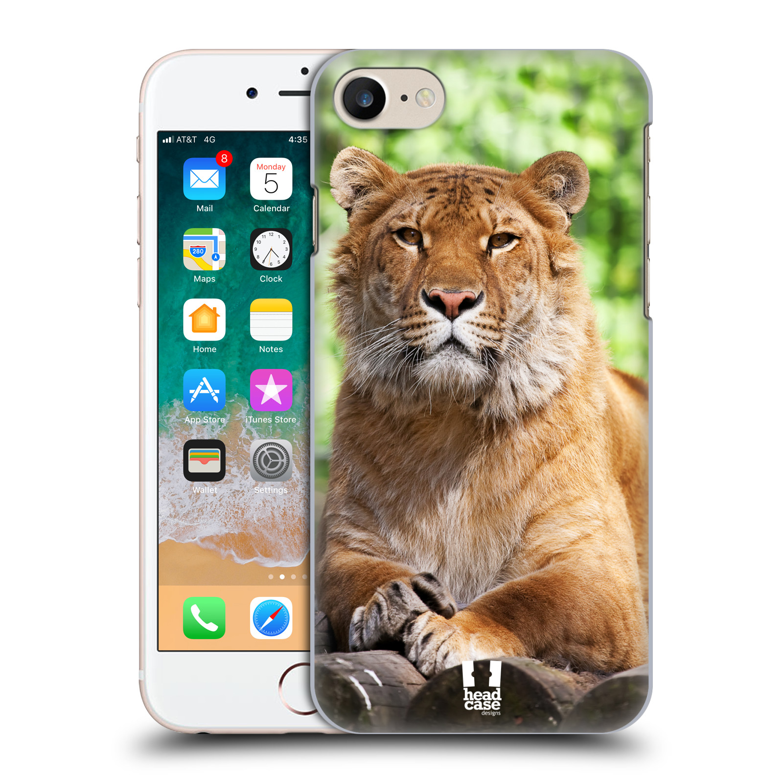 Plastové pouzdro pro mobil Apple Iphone 7/8/SE 2020 vzor slavná zvířata foto tygr