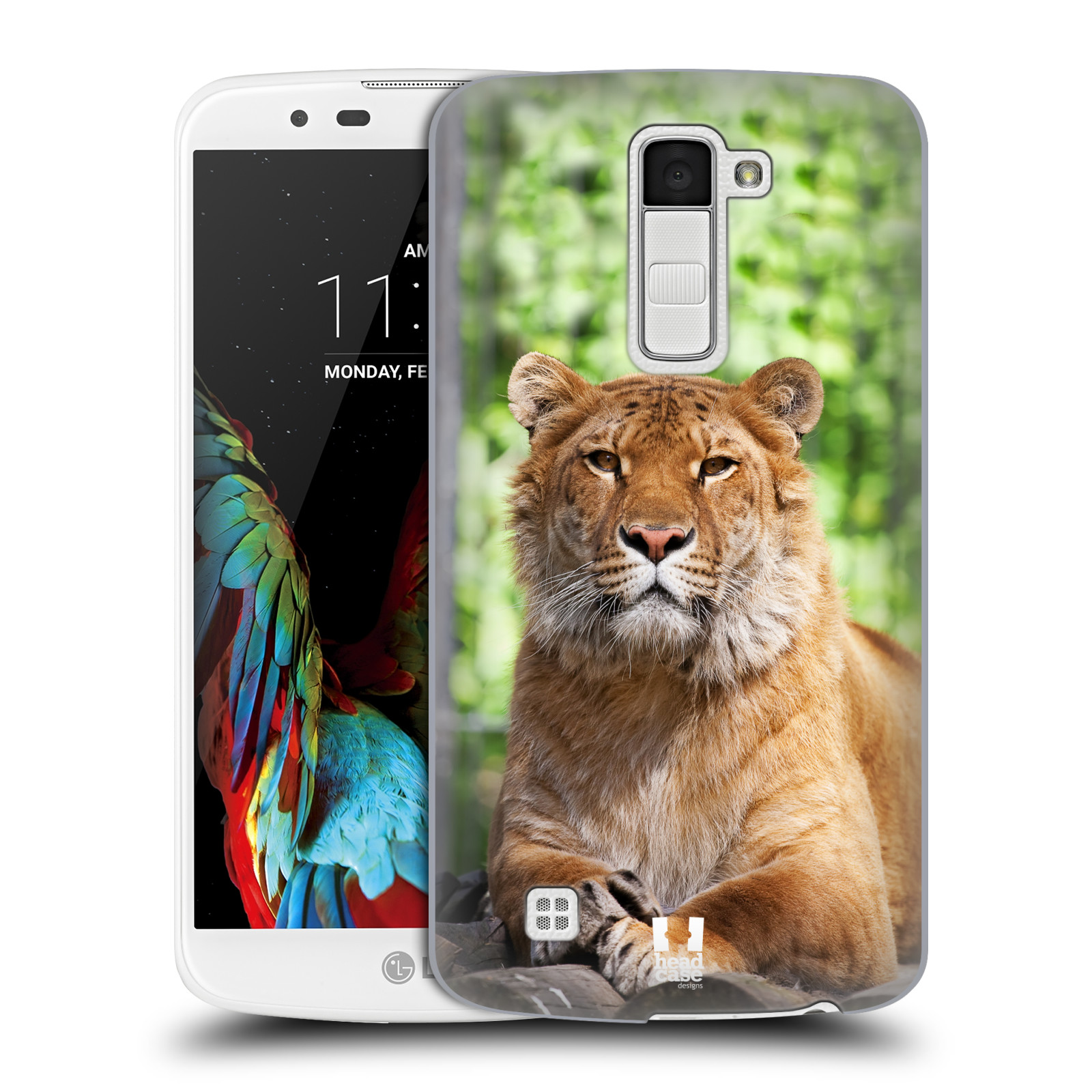 HEAD CASE plastový obal na mobil LG K10 vzor slavná zvířata foto tygr
