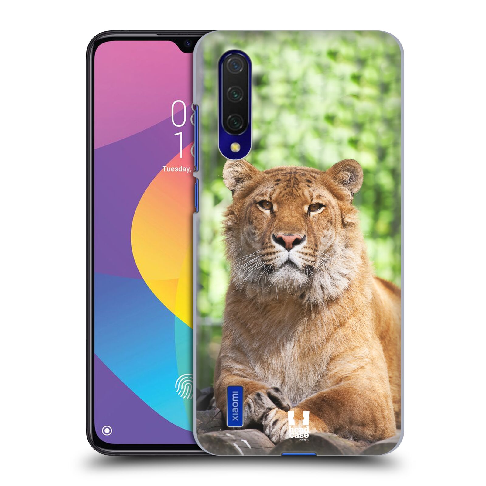 Zadní kryt na mobil Xiaomi MI 9 LITE vzor slavná zvířata foto tygr