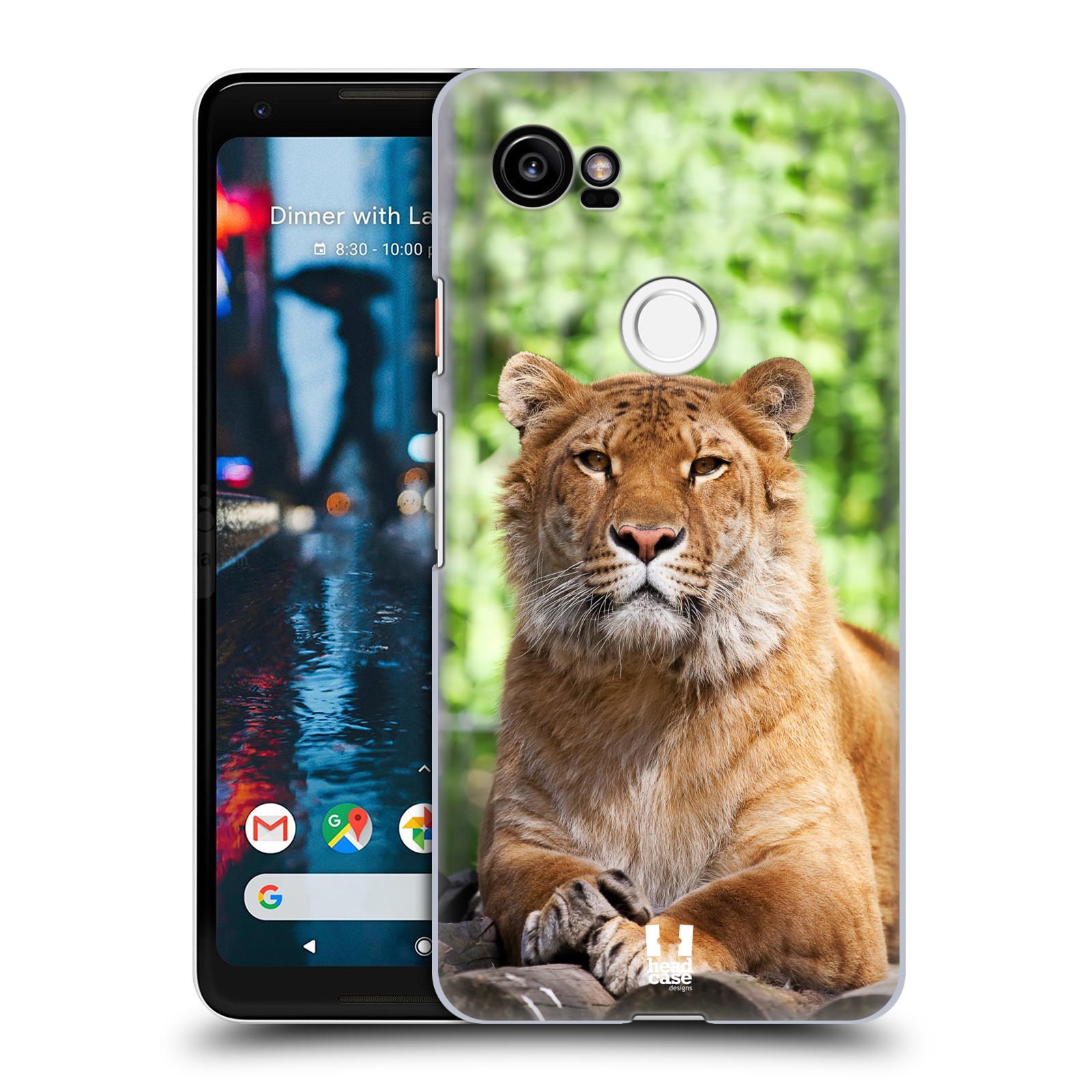 HEAD CASE plastový obal na mobil Google Pixel 2 XL vzor slavná zvířata foto tygr