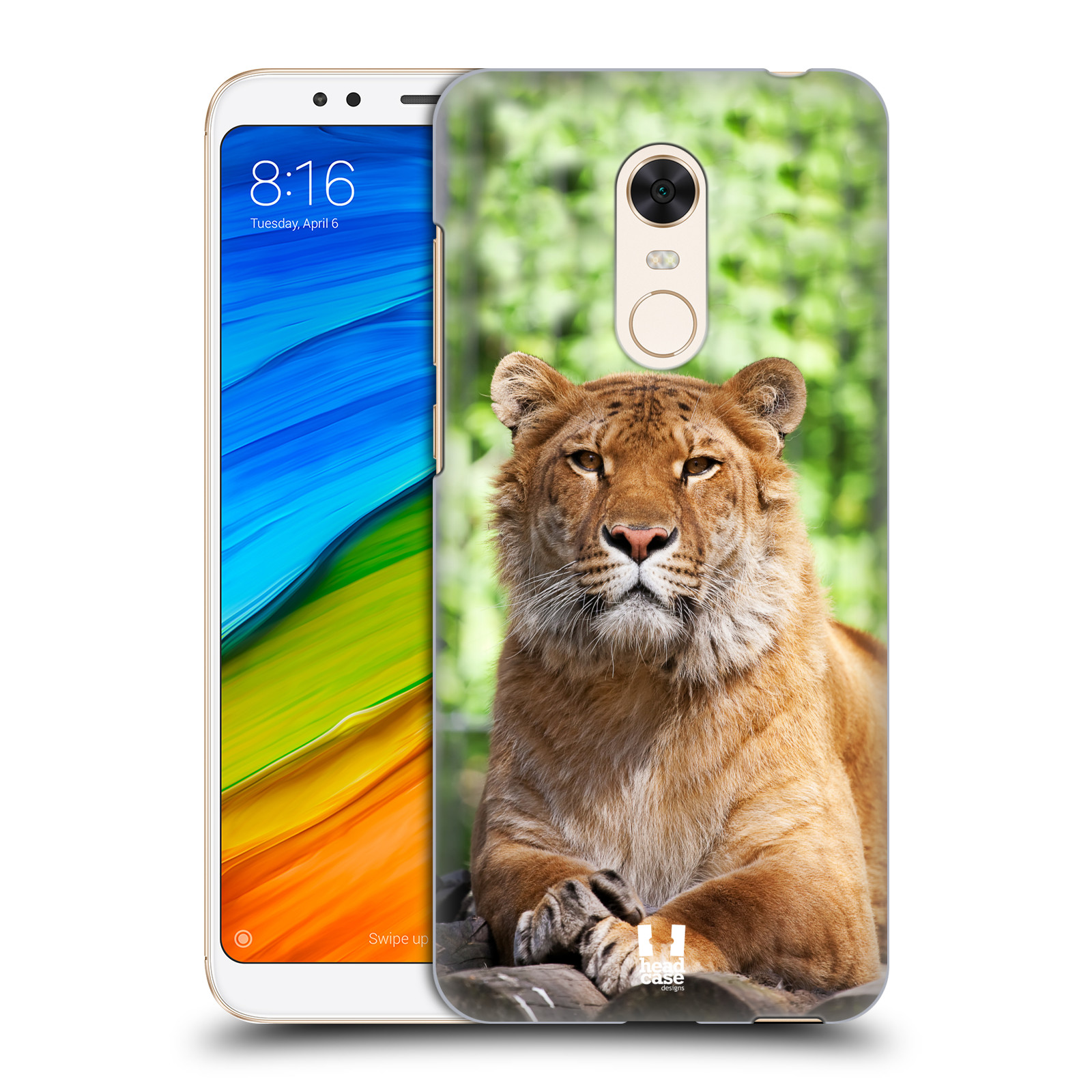 HEAD CASE plastový obal na mobil Xiaomi Redmi 5 PLUS vzor slavná zvířata foto tygr