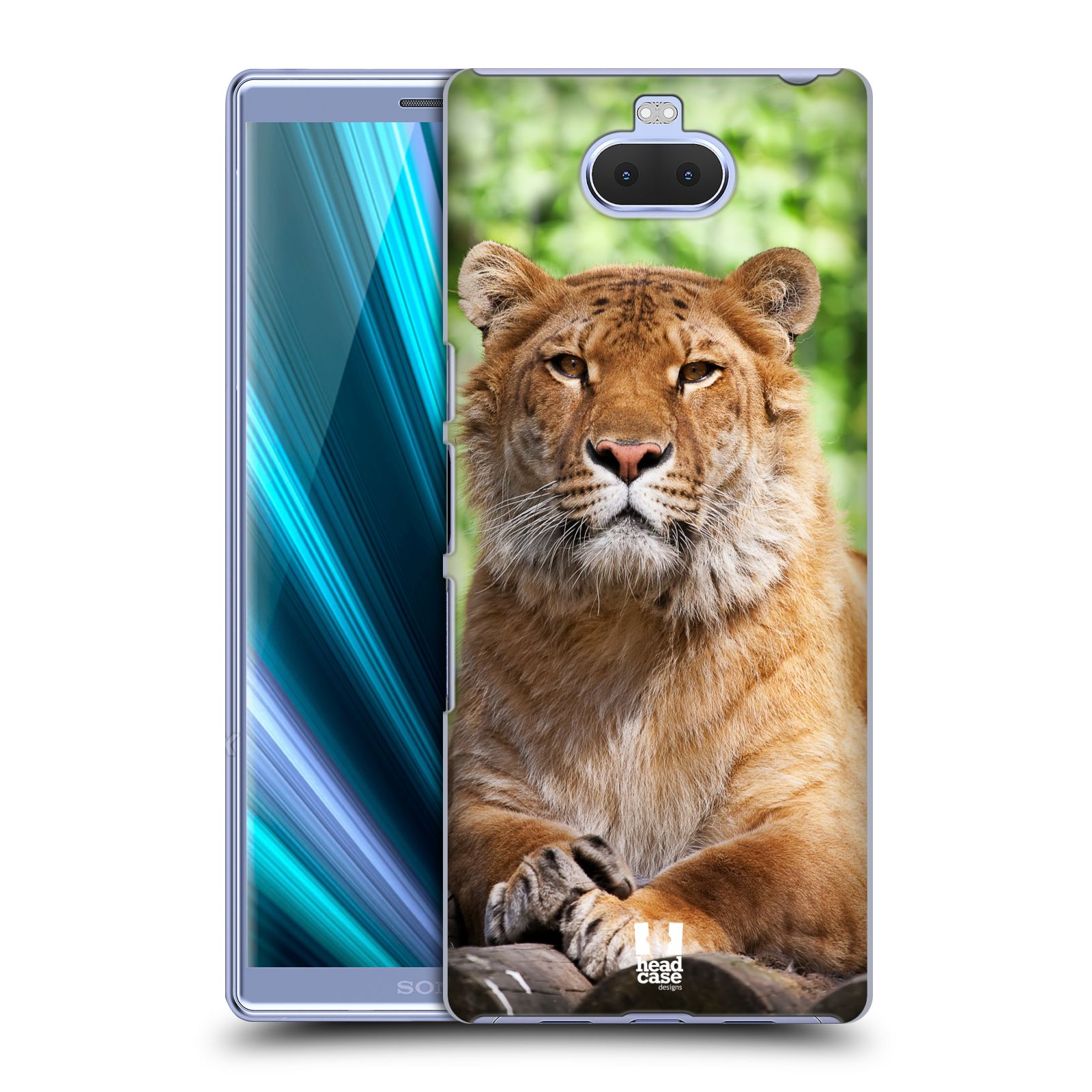 Pouzdro na mobil Sony Xperia 10 - Head Case - vzor slavná zvířata foto tygr
