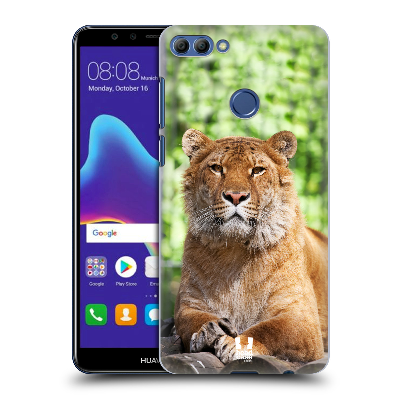 HEAD CASE plastový obal na mobil Huawei Y9 2018 vzor slavná zvířata foto tygr