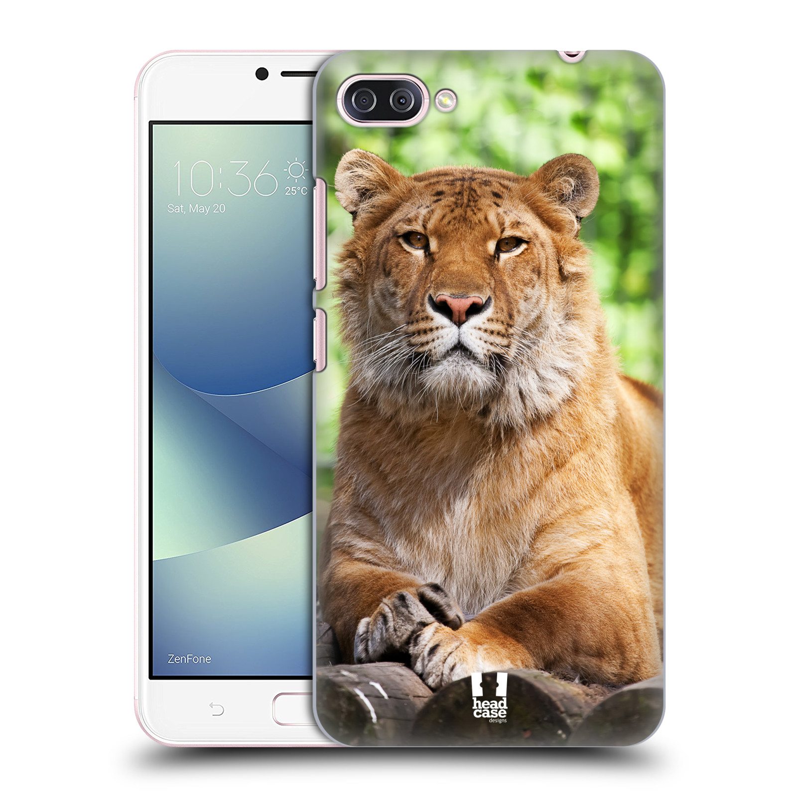 HEAD CASE plastový obal na mobil Asus Zenfone 4 MAX ZC554KL vzor slavná zvířata foto tygr
