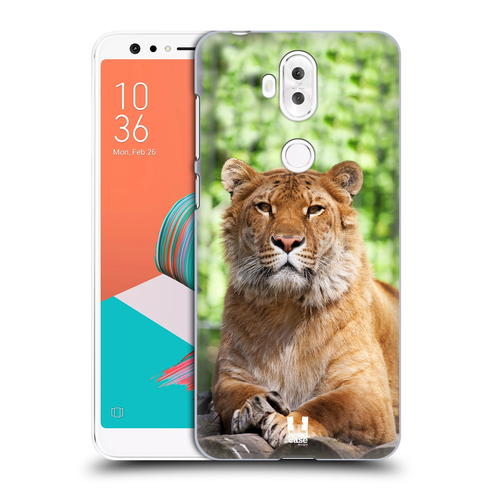 HEAD CASE plastový obal na mobil Asus Zenfone 5 LITE ZC600KL vzor slavná zvířata foto tygr