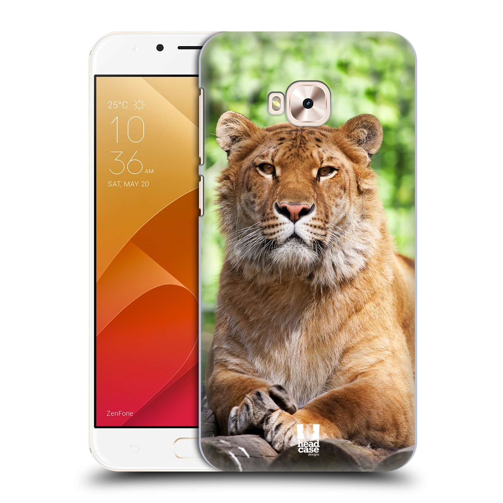 HEAD CASE plastový obal na mobil Asus Zenfone 4 Selfie Pro ZD552KL vzor slavná zvířata foto tygr