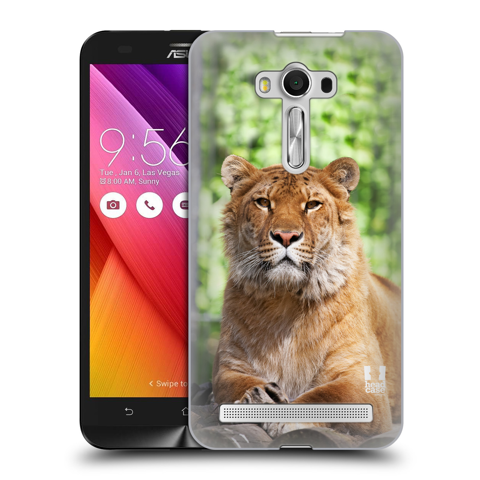 HEAD CASE plastový obal na mobil Asus Zenfone 2 LASER (5,5 displej ZE550KL) vzor slavná zvířata foto tygr