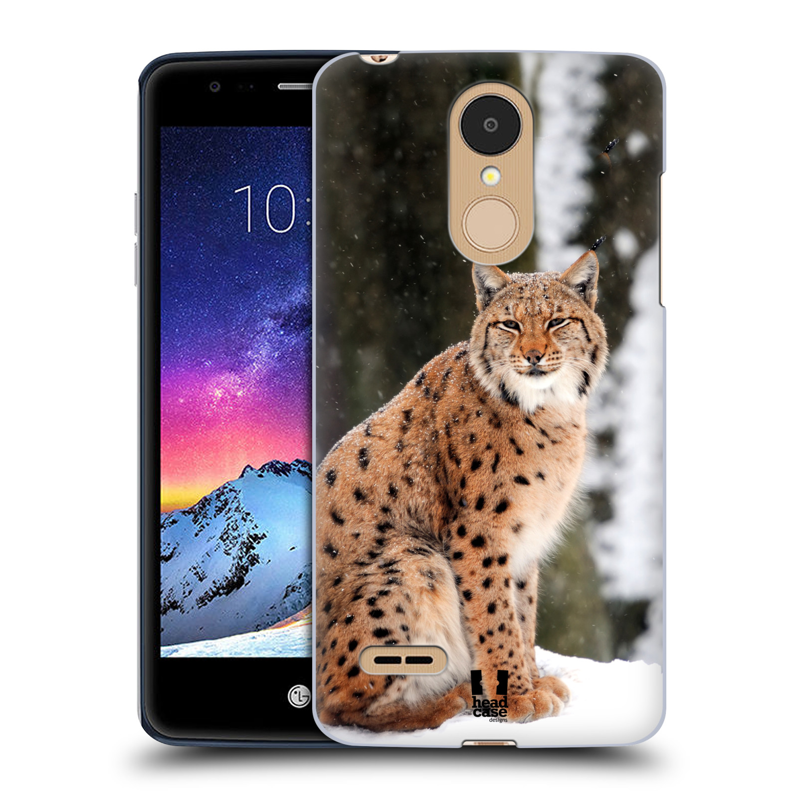 HEAD CASE plastový obal na mobil LG K9 / K8 2018 vzor slavná zvířata foto rys
