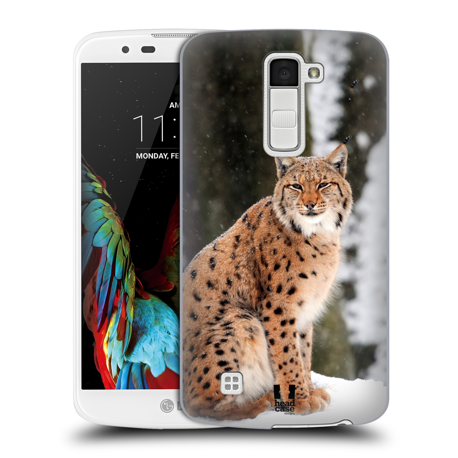 HEAD CASE plastový obal na mobil LG K10 vzor slavná zvířata foto rys