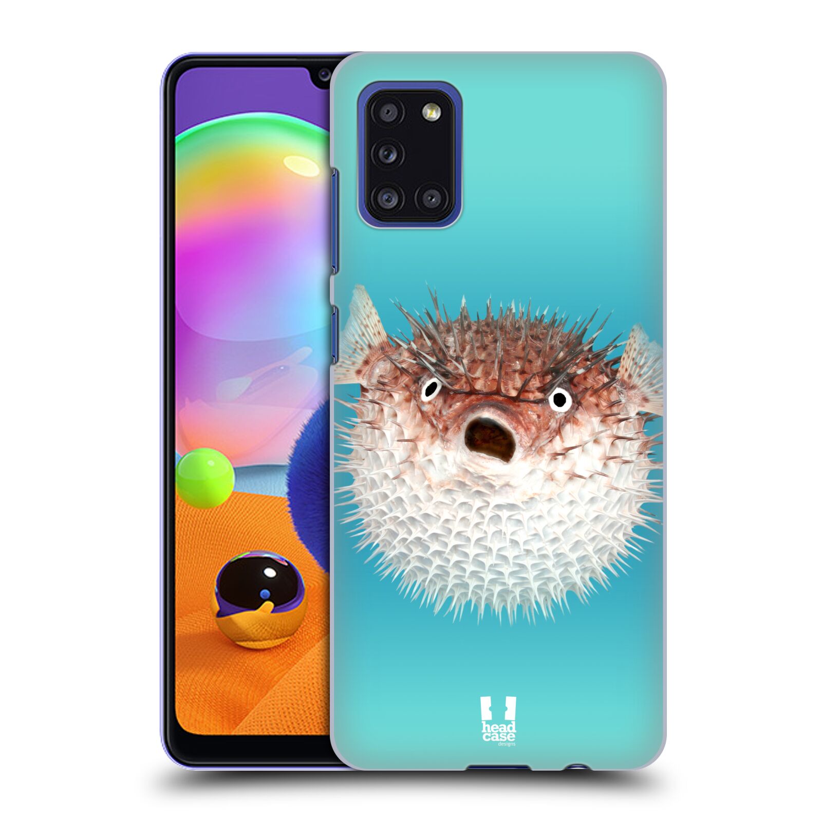 Zadní kryt na mobil Samsung Galaxy A31 vzor slavná zvířata foto ježík hnědý