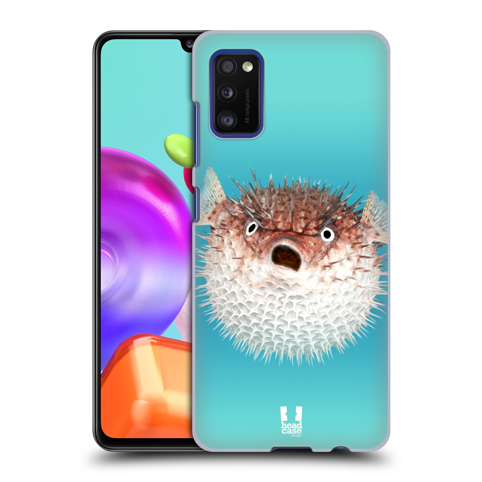 Zadní kryt na mobil Samsung Galaxy A41 vzor slavná zvířata foto ježík hnědý