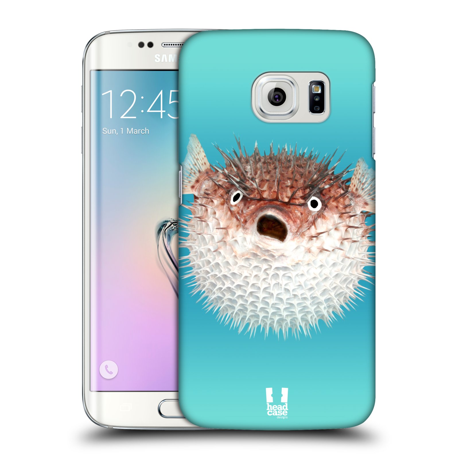 HEAD CASE plastový obal na mobil SAMSUNG Galaxy S6 EDGE (G9250, G925, G925F) vzor slavná zvířata foto ježík hnědý