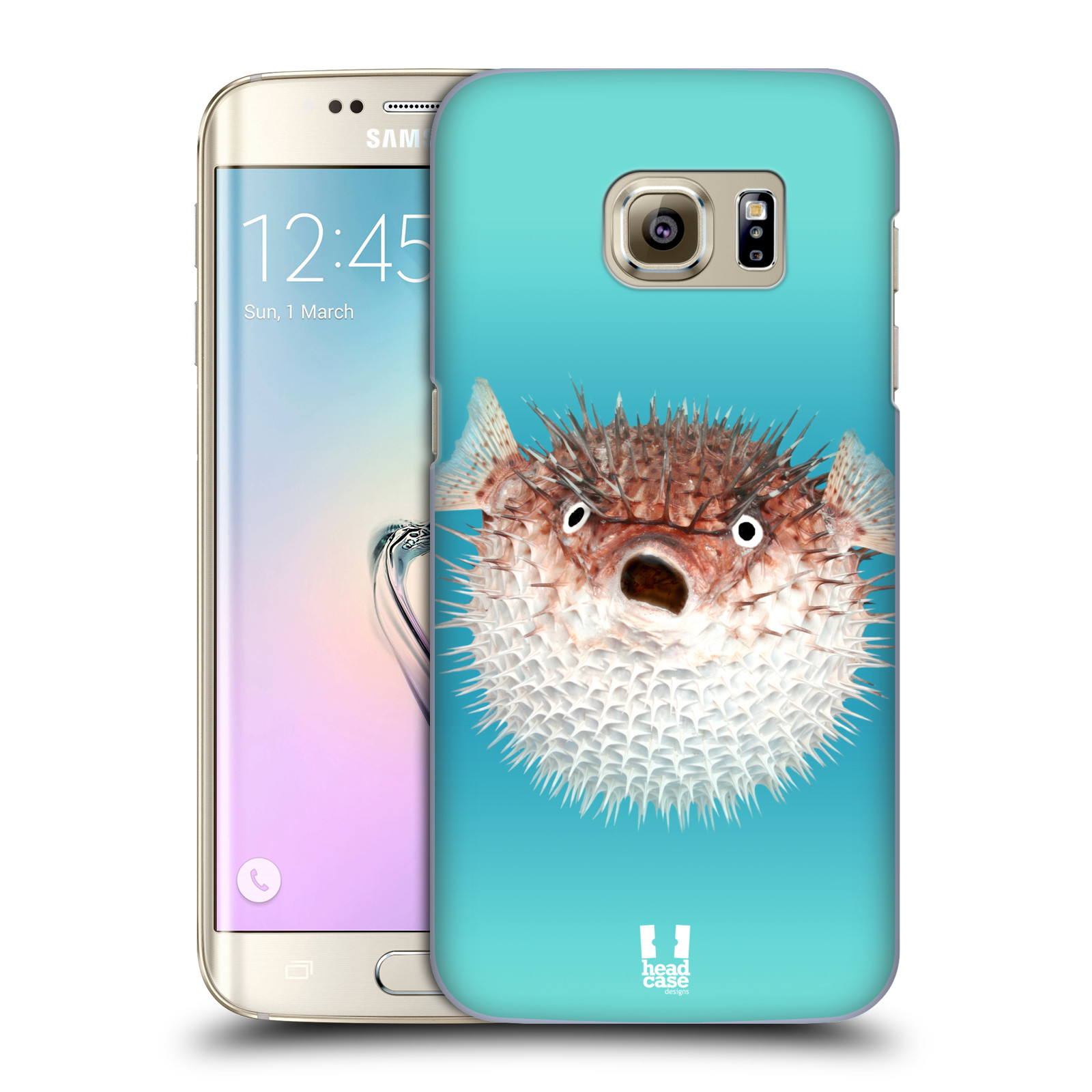HEAD CASE plastový obal na mobil SAMSUNG GALAXY S7 EDGE vzor slavná zvířata foto ježík hnědý