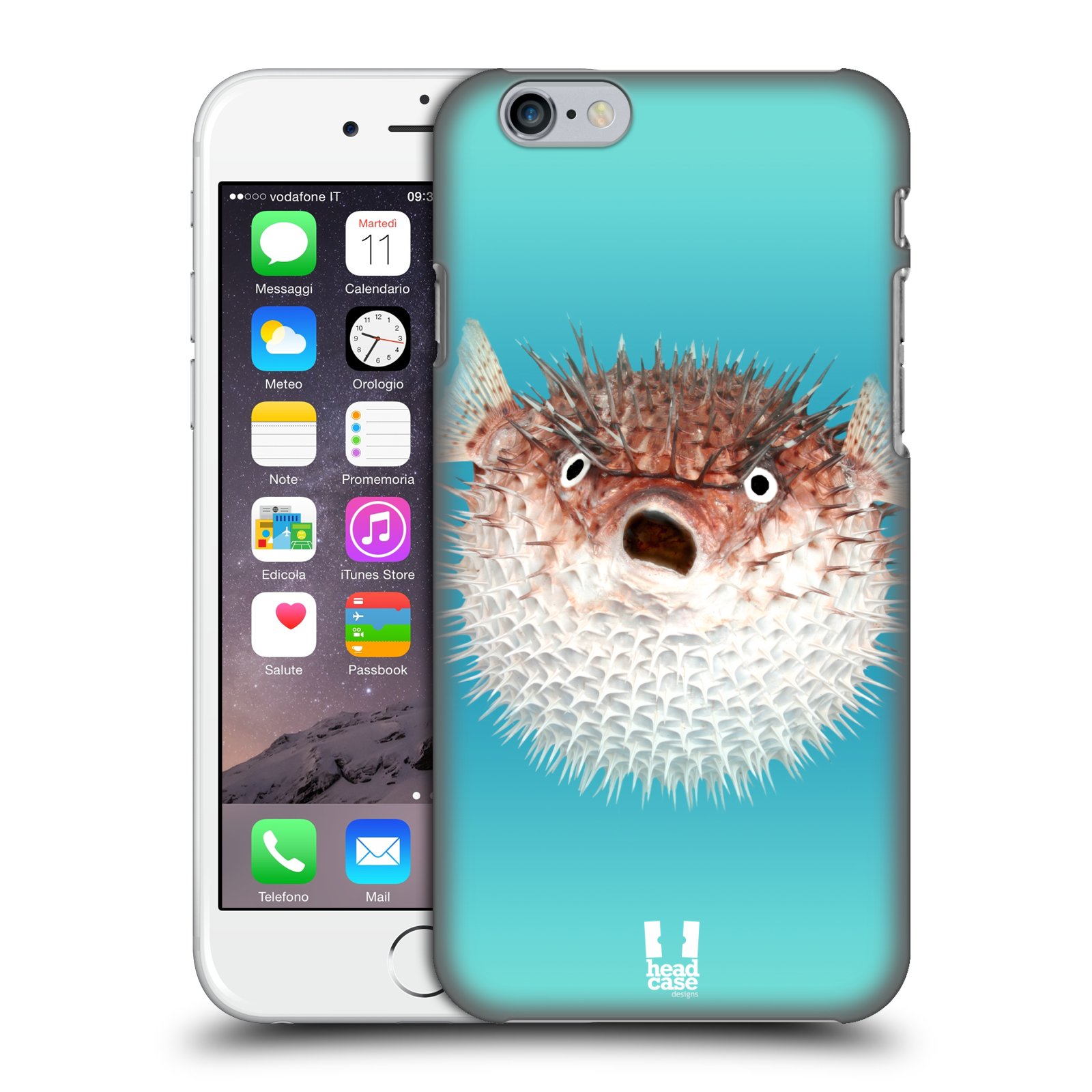 Plastové pouzdro pro mobil Apple Iphone 6/6S vzor slavná zvířata foto ježík hnědý