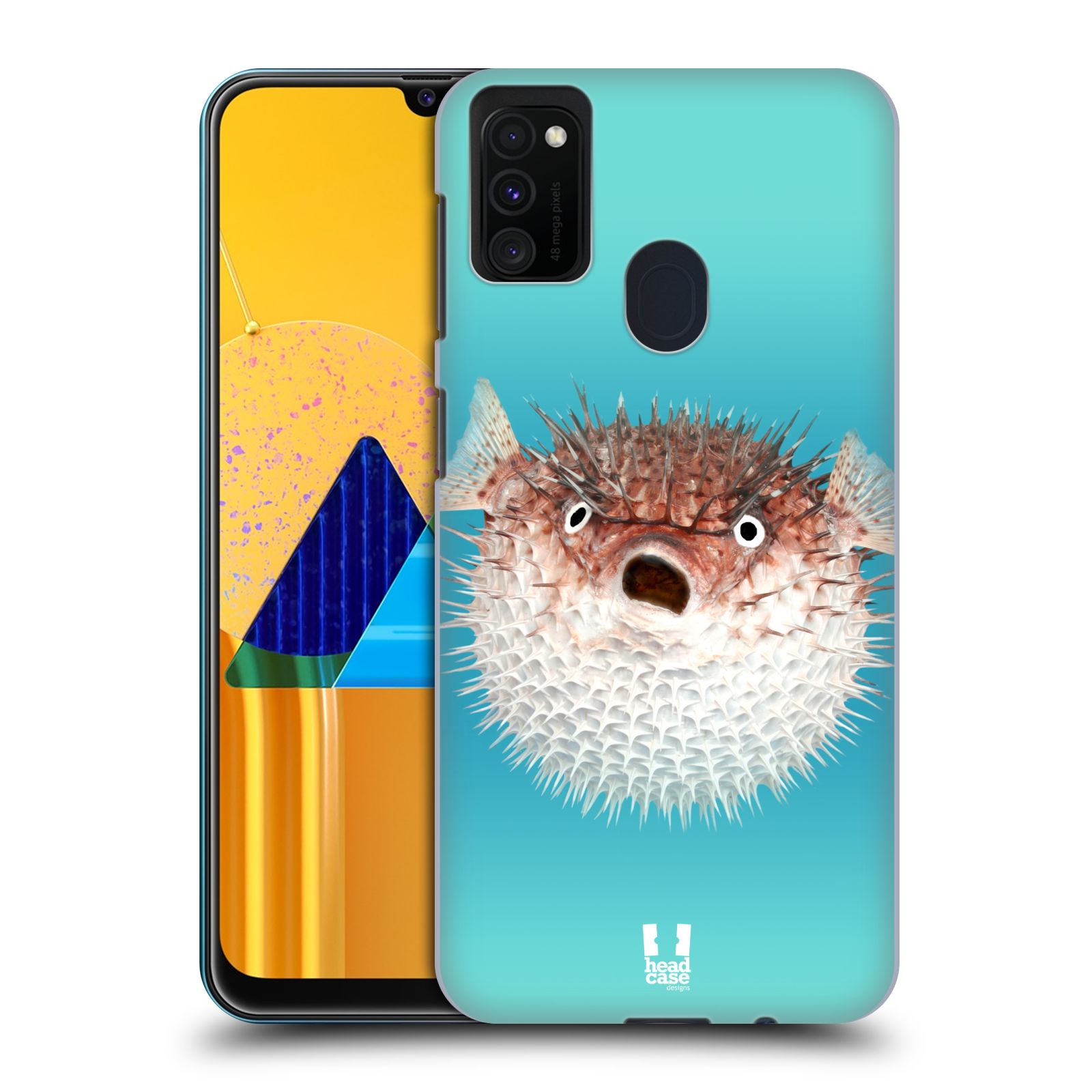 Zadní kryt na mobil Samsung Galaxy M21 vzor slavná zvířata foto ježík hnědý