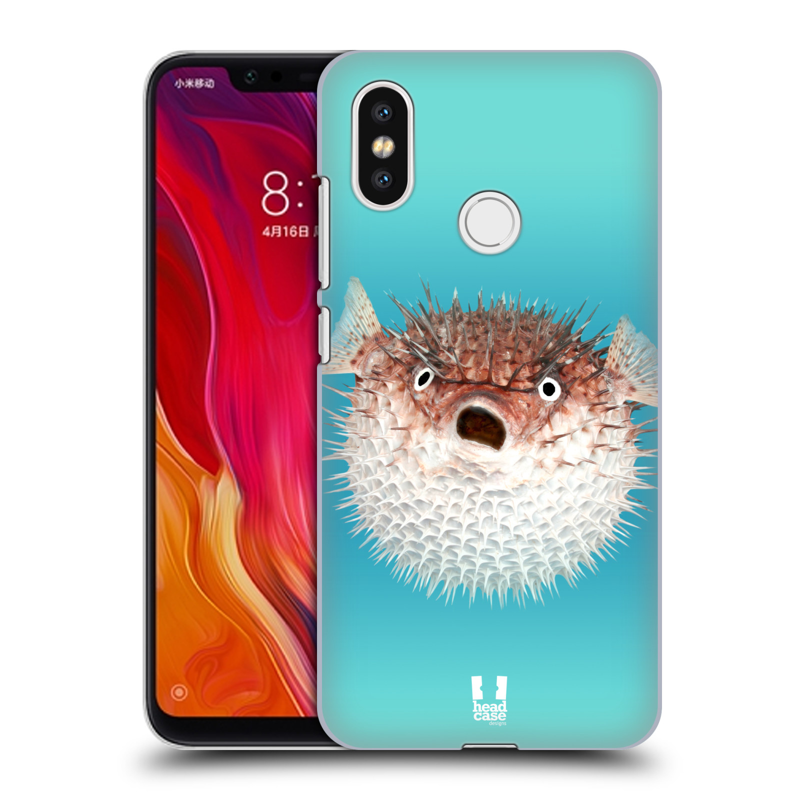 HEAD CASE plastový obal na mobil Xiaomi Mi 8 vzor slavná zvířata foto ježík hnědý
