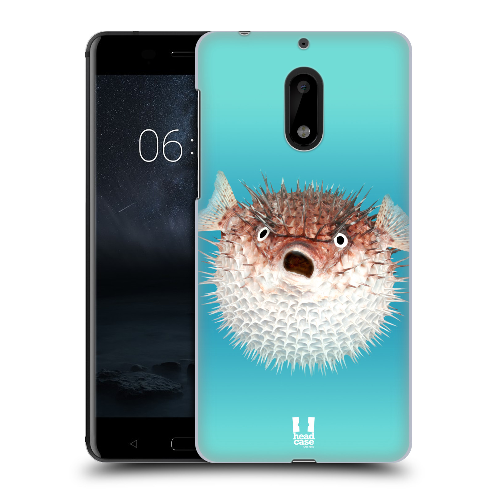 HEAD CASE plastový obal na mobil Nokia 6 vzor slavná zvířata foto ježík hnědý