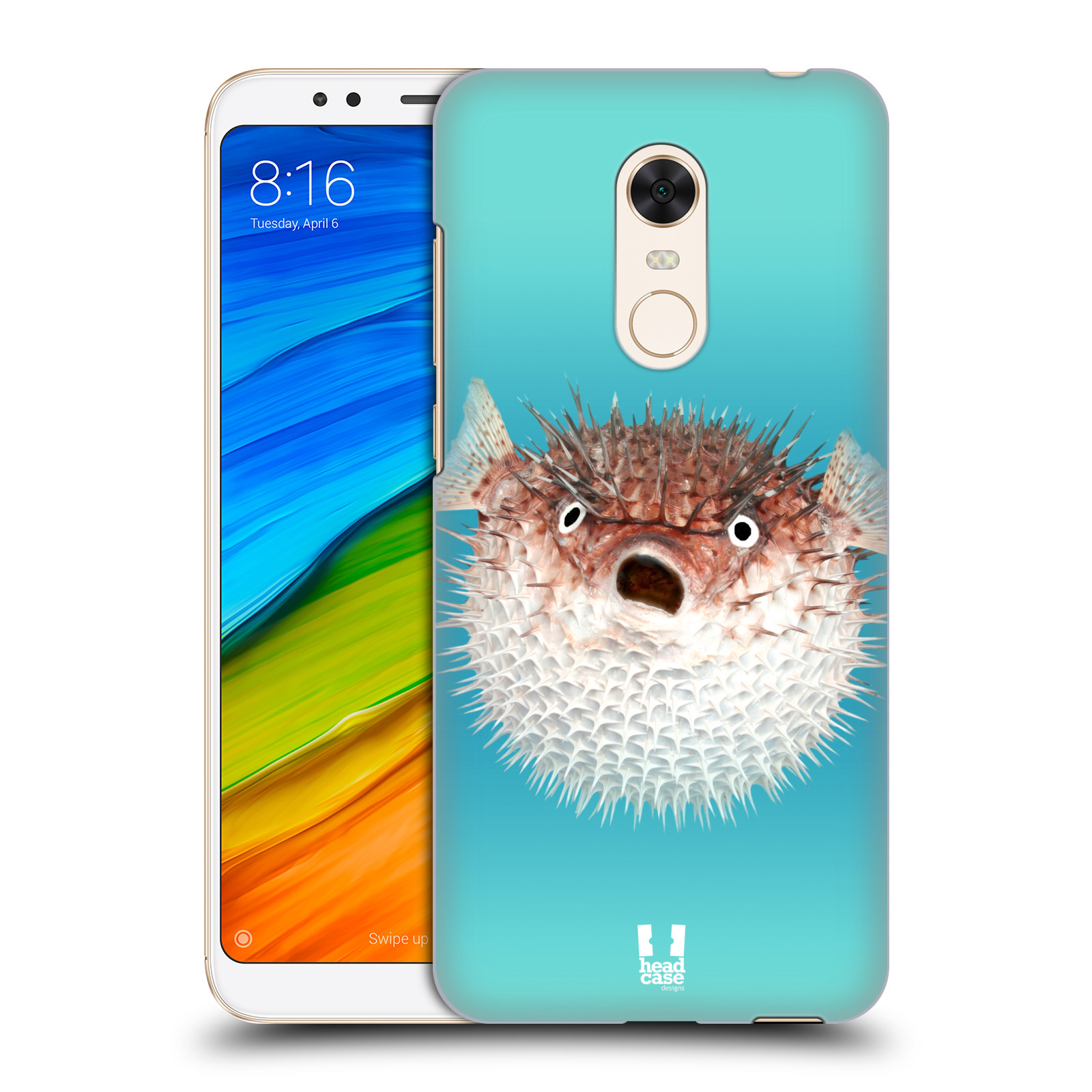 HEAD CASE plastový obal na mobil Xiaomi Redmi 5 PLUS vzor slavná zvířata foto ježík hnědý