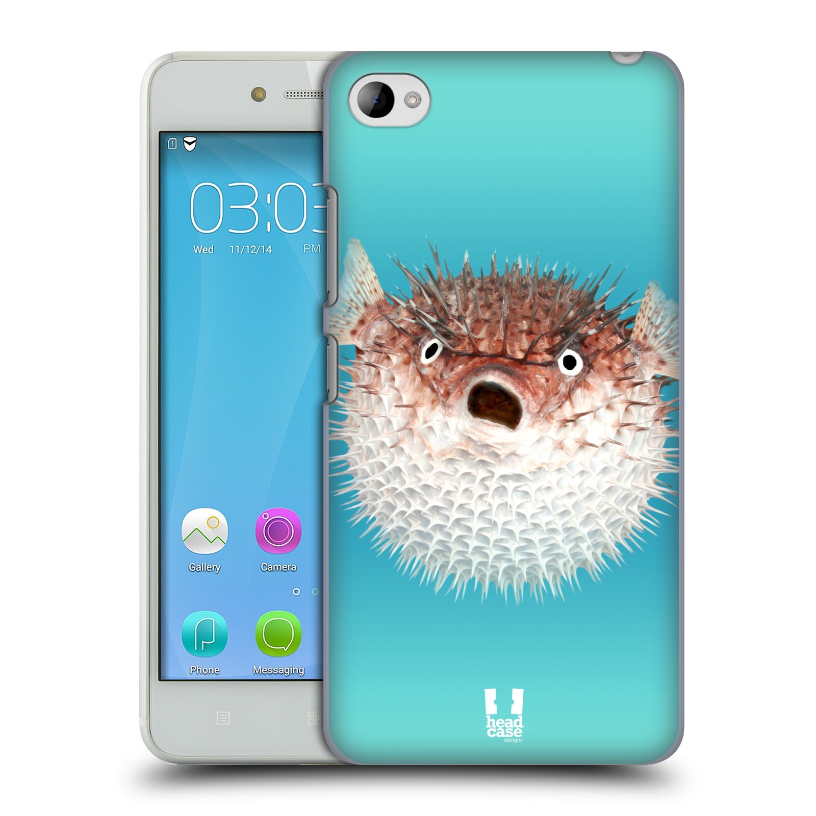HEAD CASE pevný plastový obal na mobil LENOVO S90 vzor slavná zvířata foto ježík hnědý