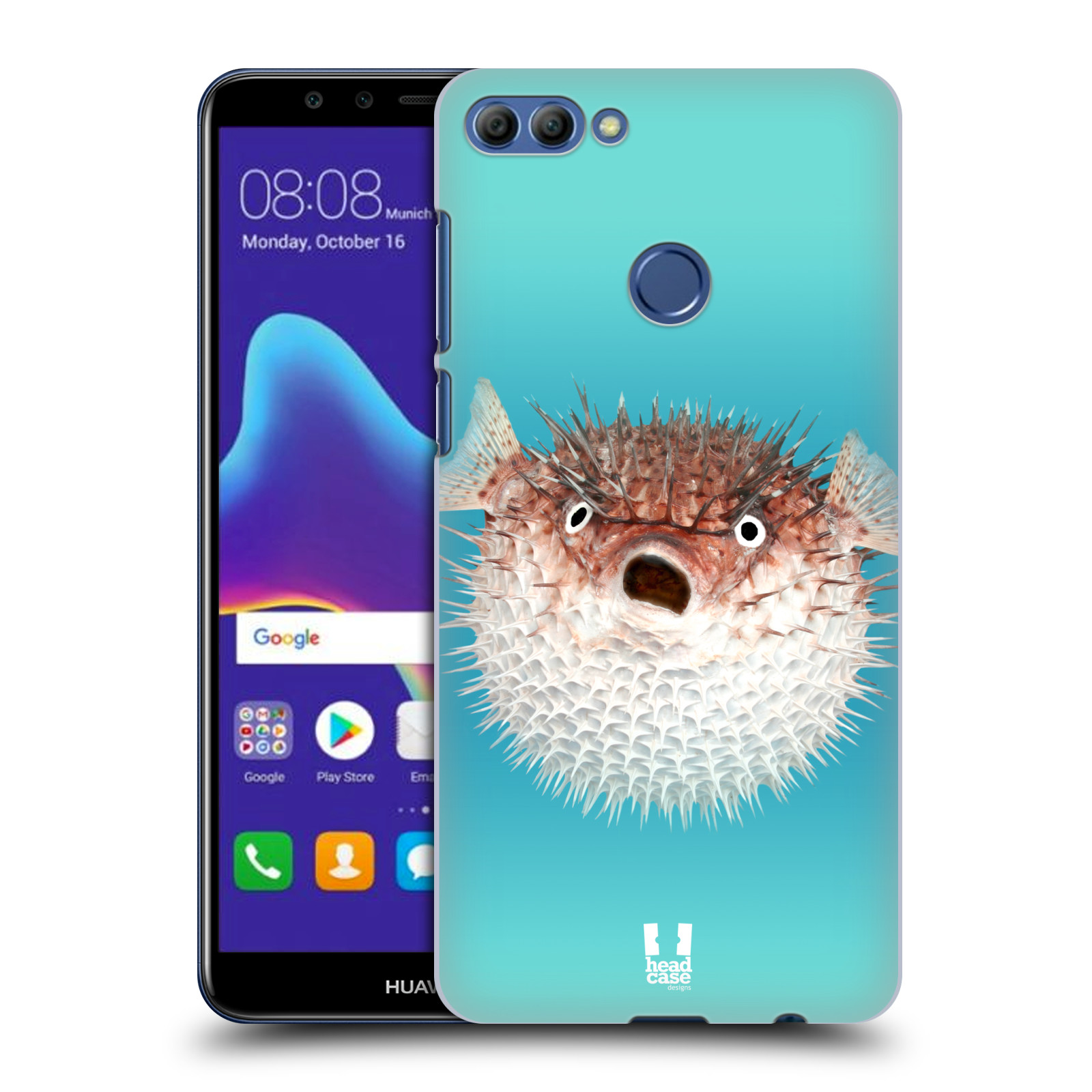 HEAD CASE plastový obal na mobil Huawei Y9 2018 vzor slavná zvířata foto ježík hnědý