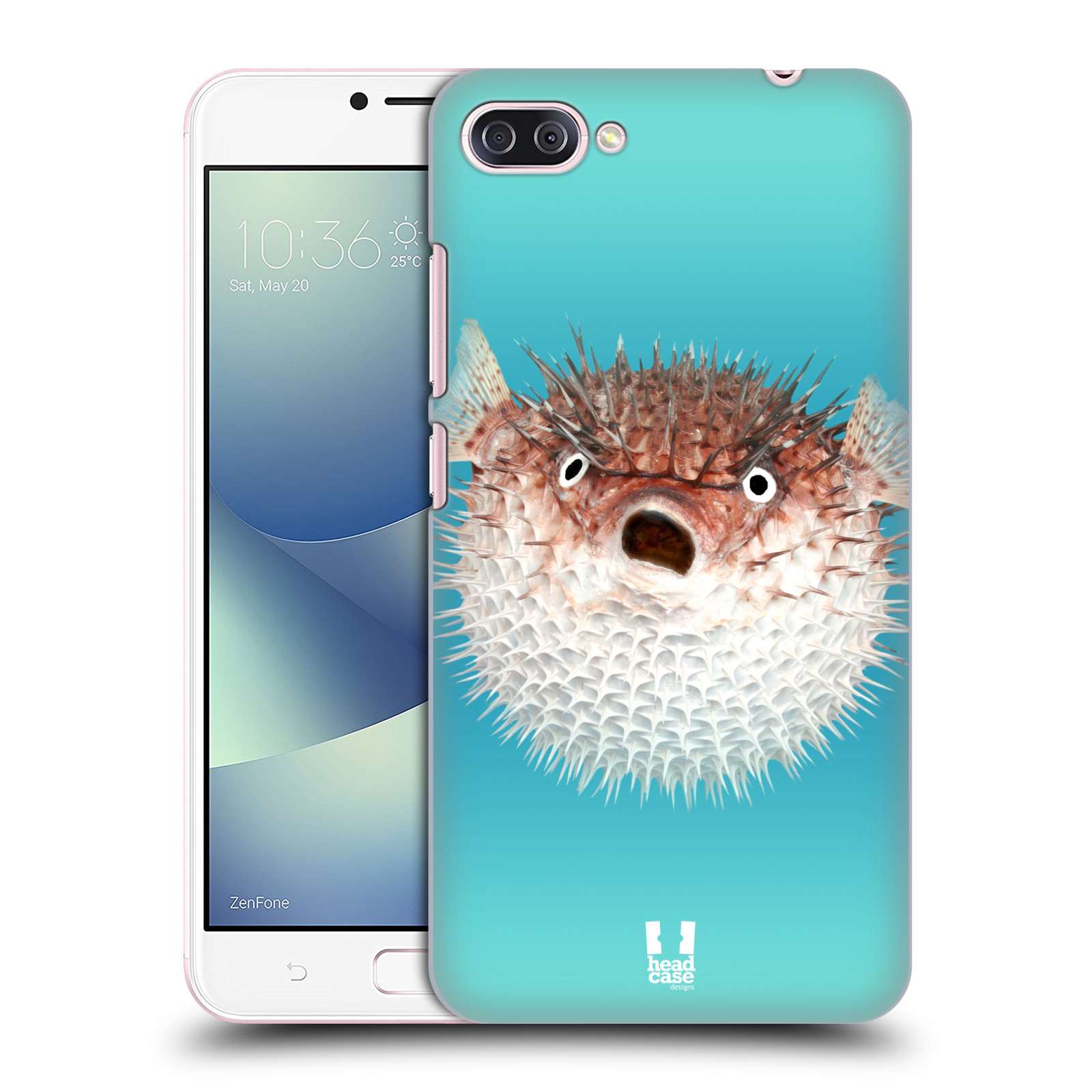 HEAD CASE plastový obal na mobil Asus Zenfone 4 MAX ZC554KL vzor slavná zvířata foto ježík hnědý