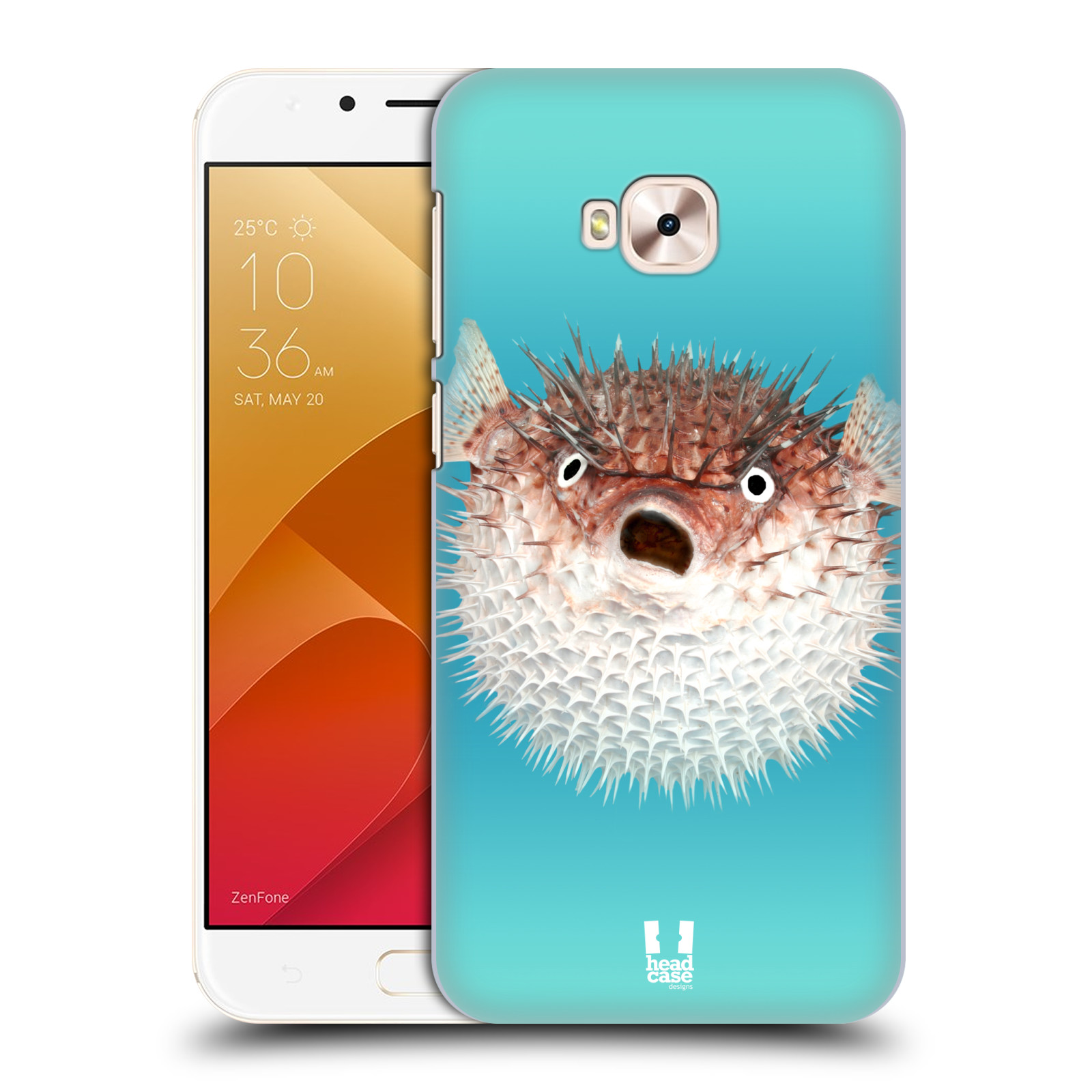 HEAD CASE plastový obal na mobil Asus Zenfone 4 Selfie Pro ZD552KL vzor slavná zvířata foto ježík hnědý