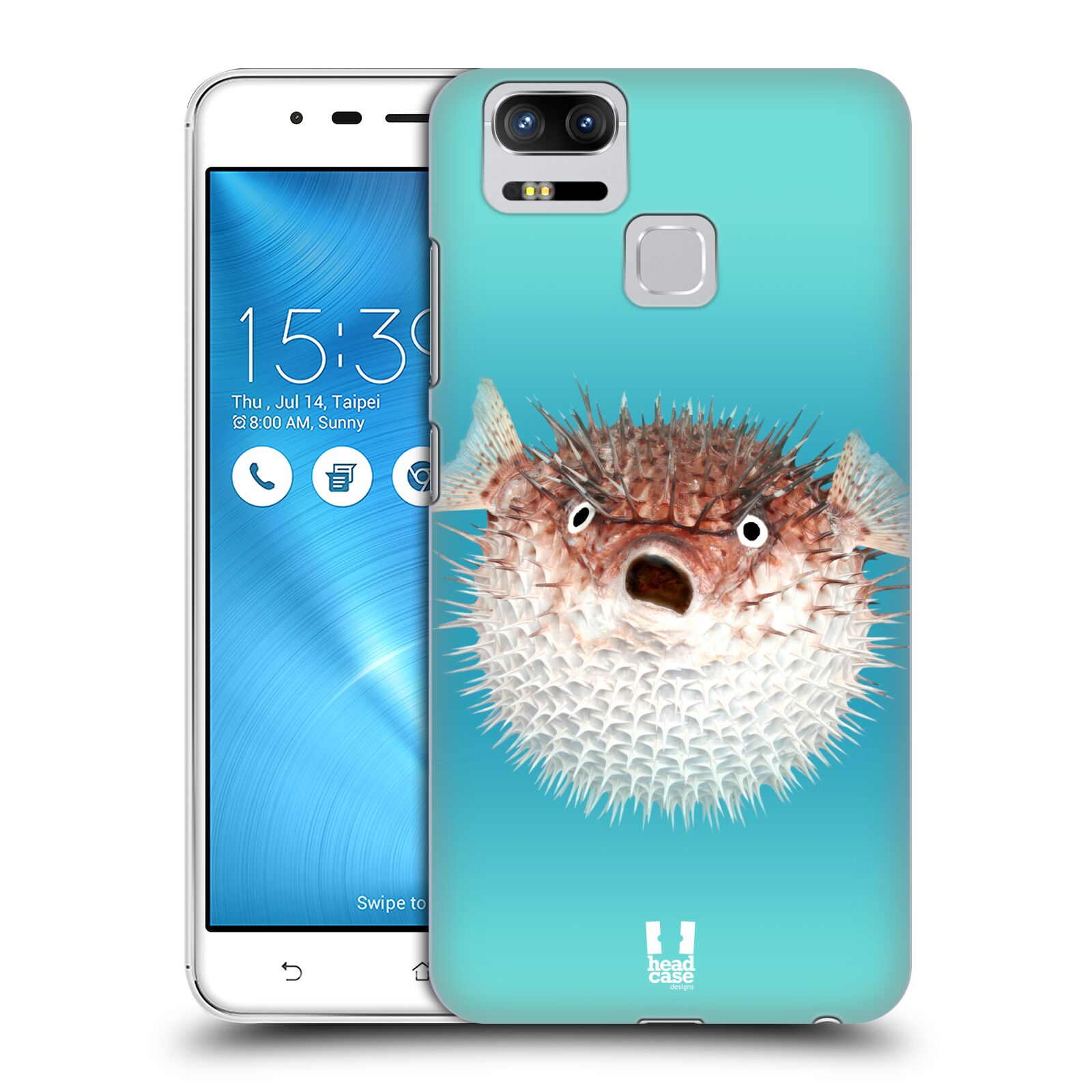 HEAD CASE plastový obal na mobil Asus Zenfone 3 Zoom ZE553KL vzor slavná zvířata foto ježík hnědý
