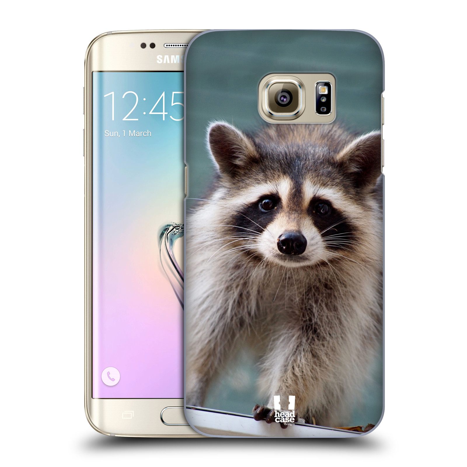 HEAD CASE plastový obal na mobil SAMSUNG GALAXY S7 EDGE vzor slavná zvířata foto malý mýval