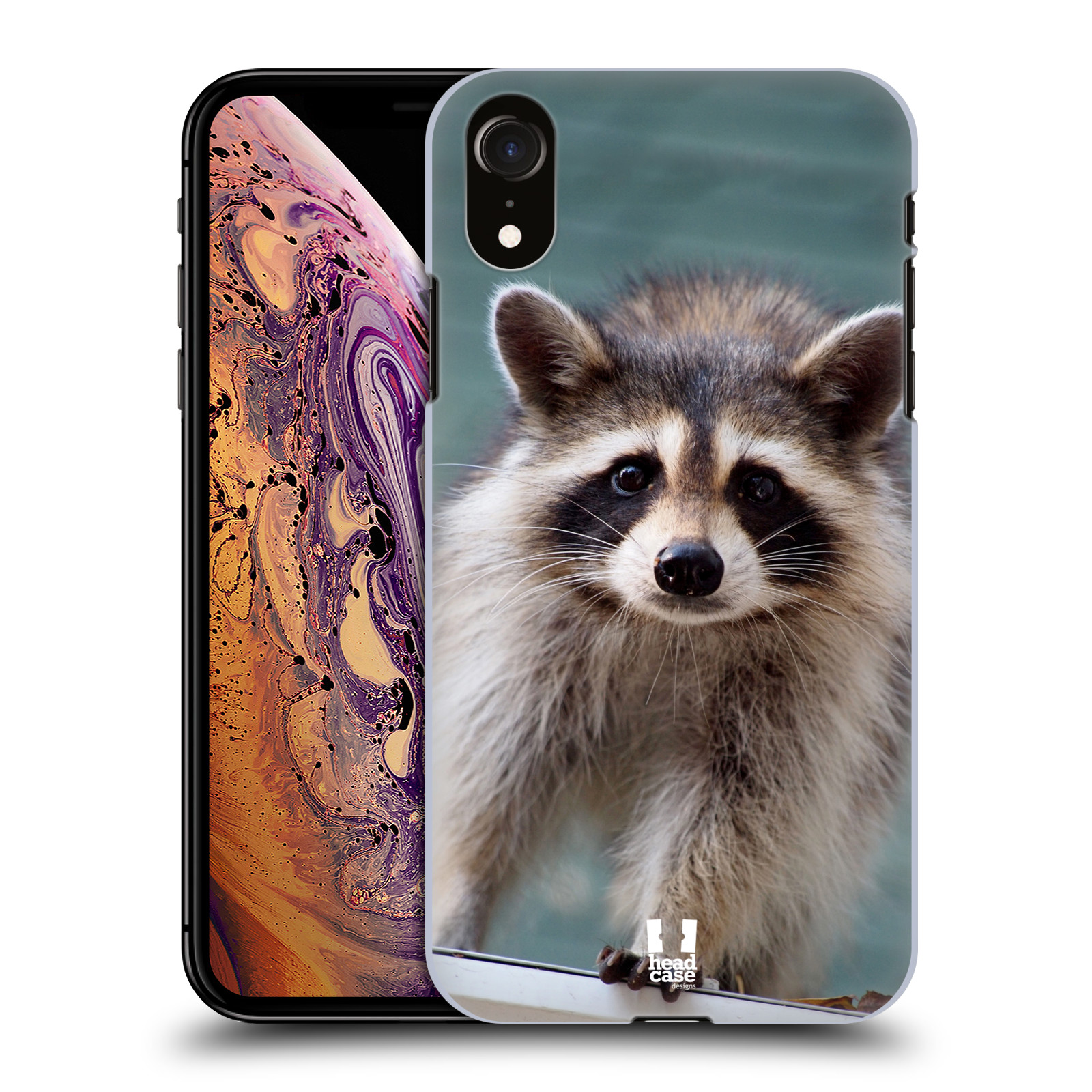 HEAD CASE plastový obal na mobil Apple Iphone XR vzor slavná zvířata foto malý mýval