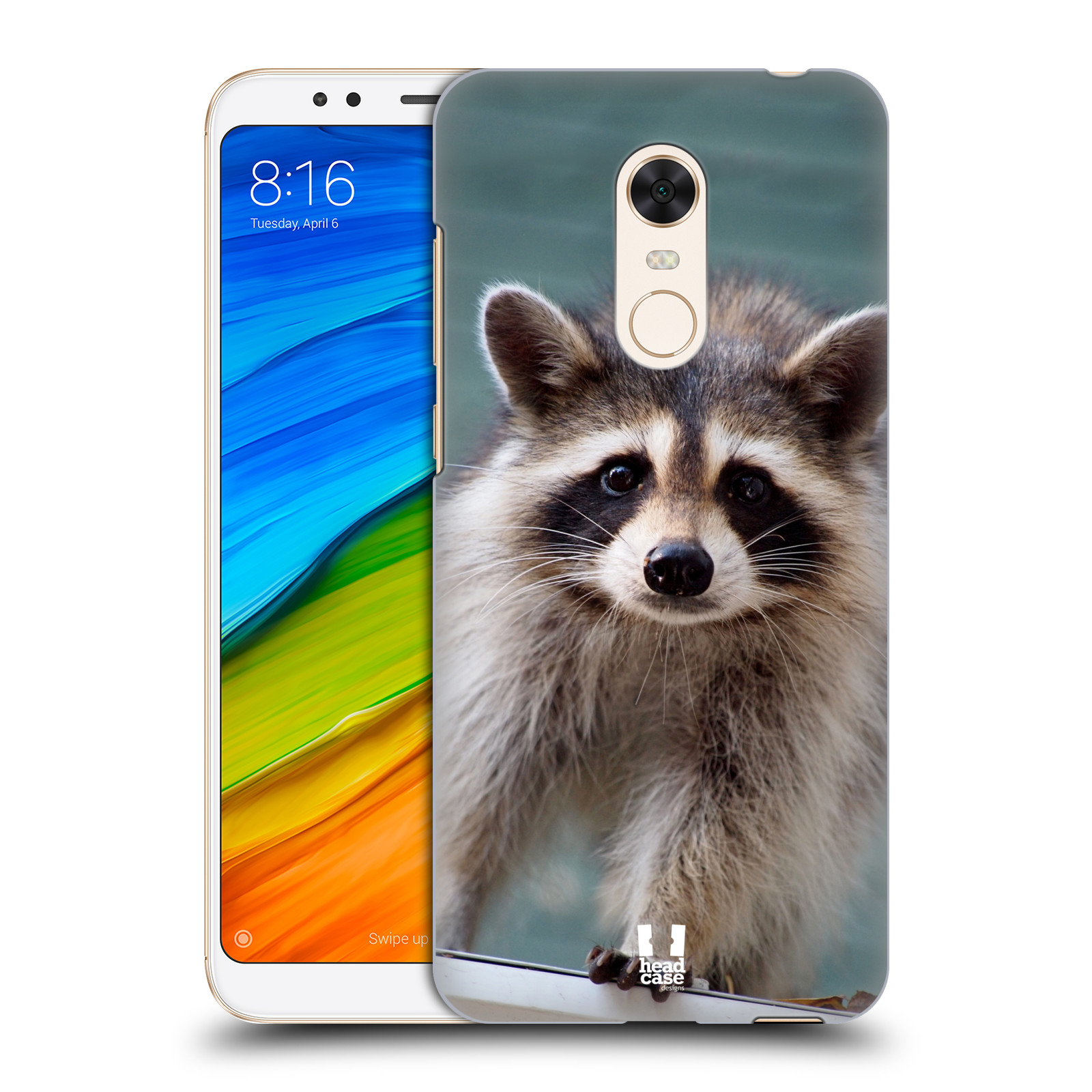 HEAD CASE plastový obal na mobil Xiaomi Redmi 5 PLUS vzor slavná zvířata foto malý mýval