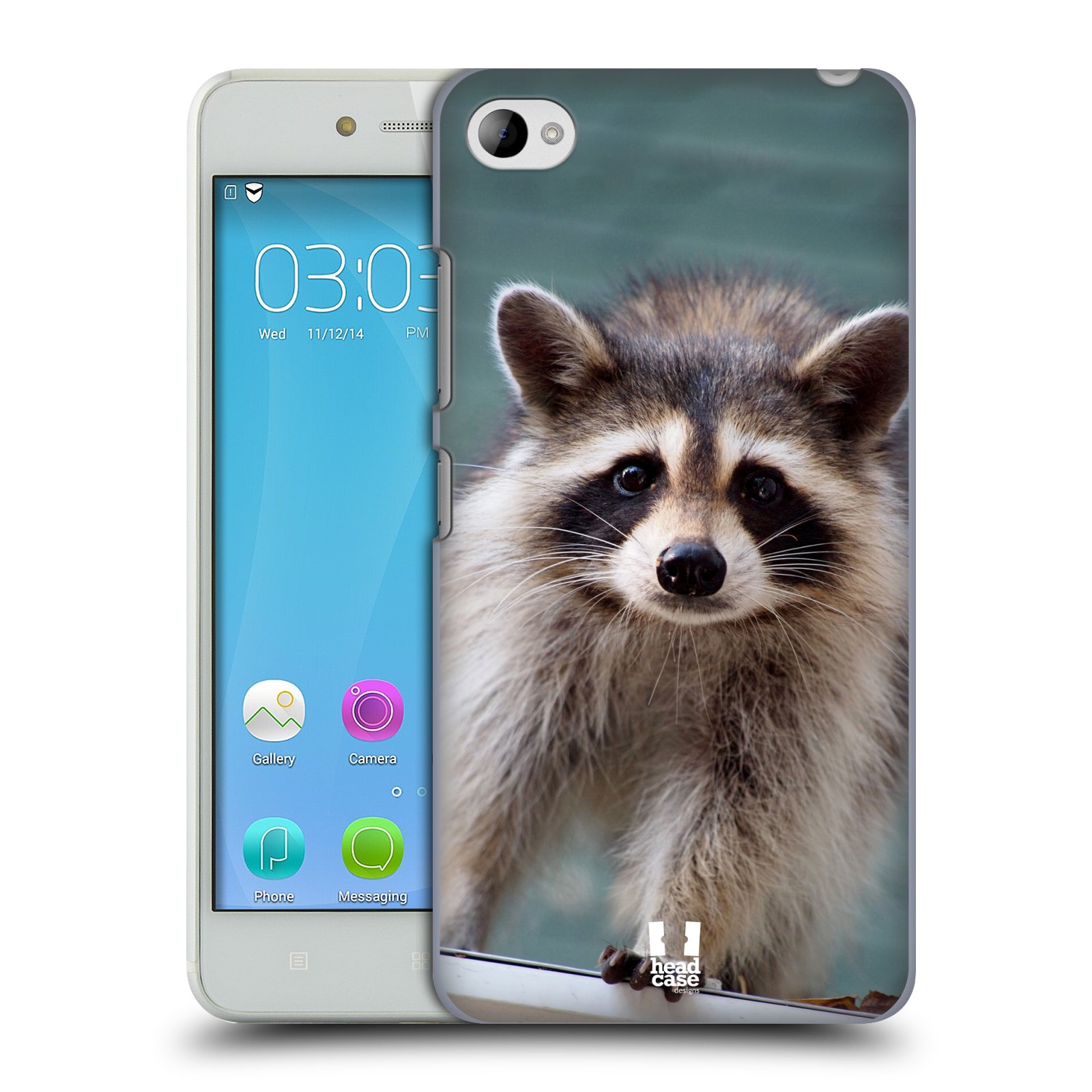 HEAD CASE pevný plastový obal na mobil LENOVO S90 vzor slavná zvířata foto malý mýval