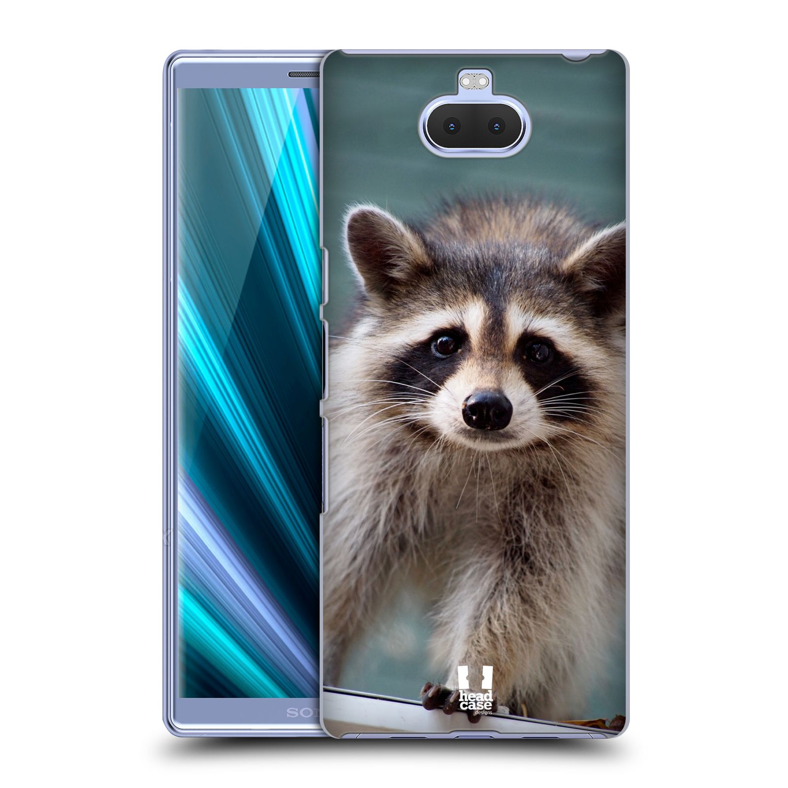 Pouzdro na mobil Sony Xperia 10 - Head Case - vzor slavná zvířata foto malý mýval