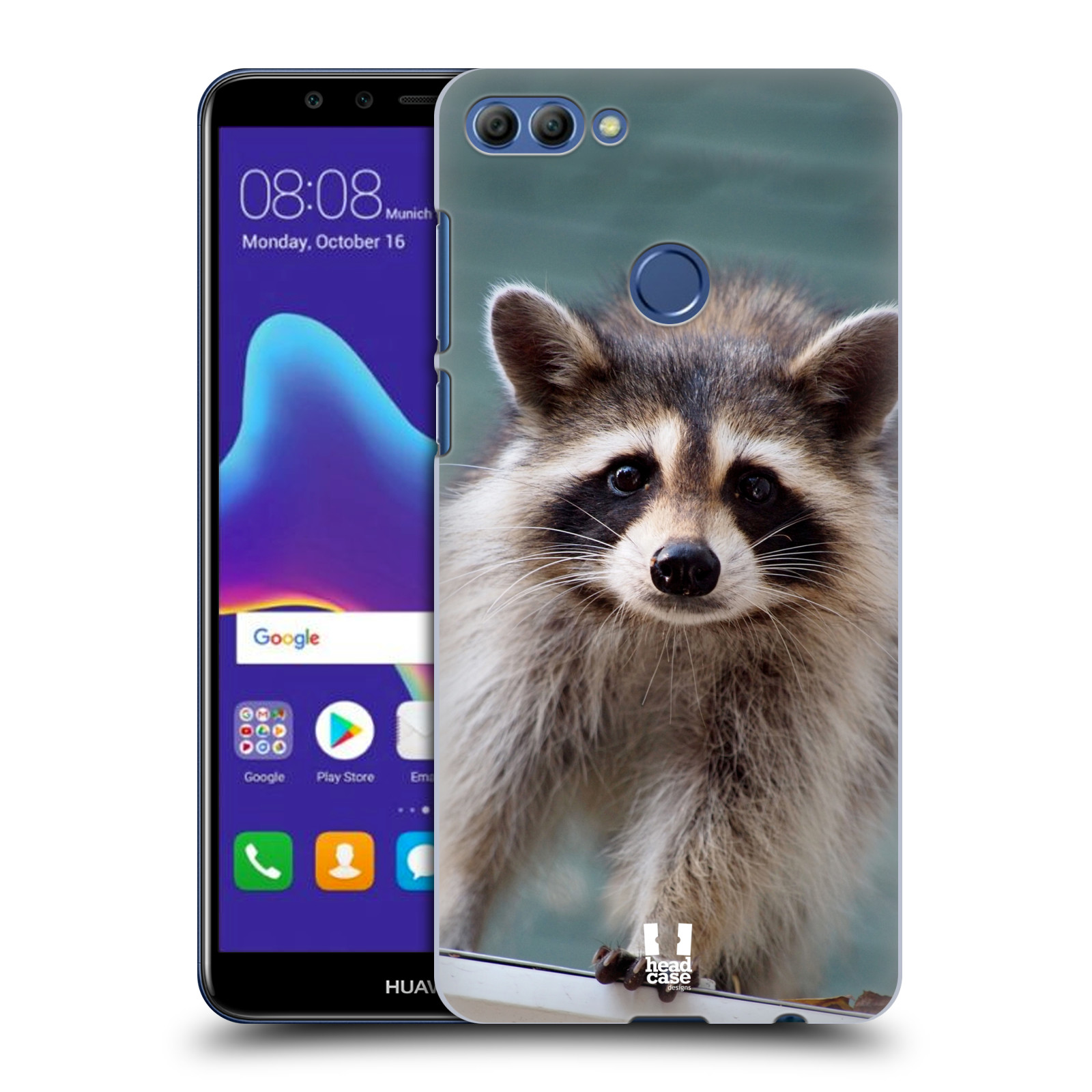 HEAD CASE plastový obal na mobil Huawei Y9 2018 vzor slavná zvířata foto malý mýval