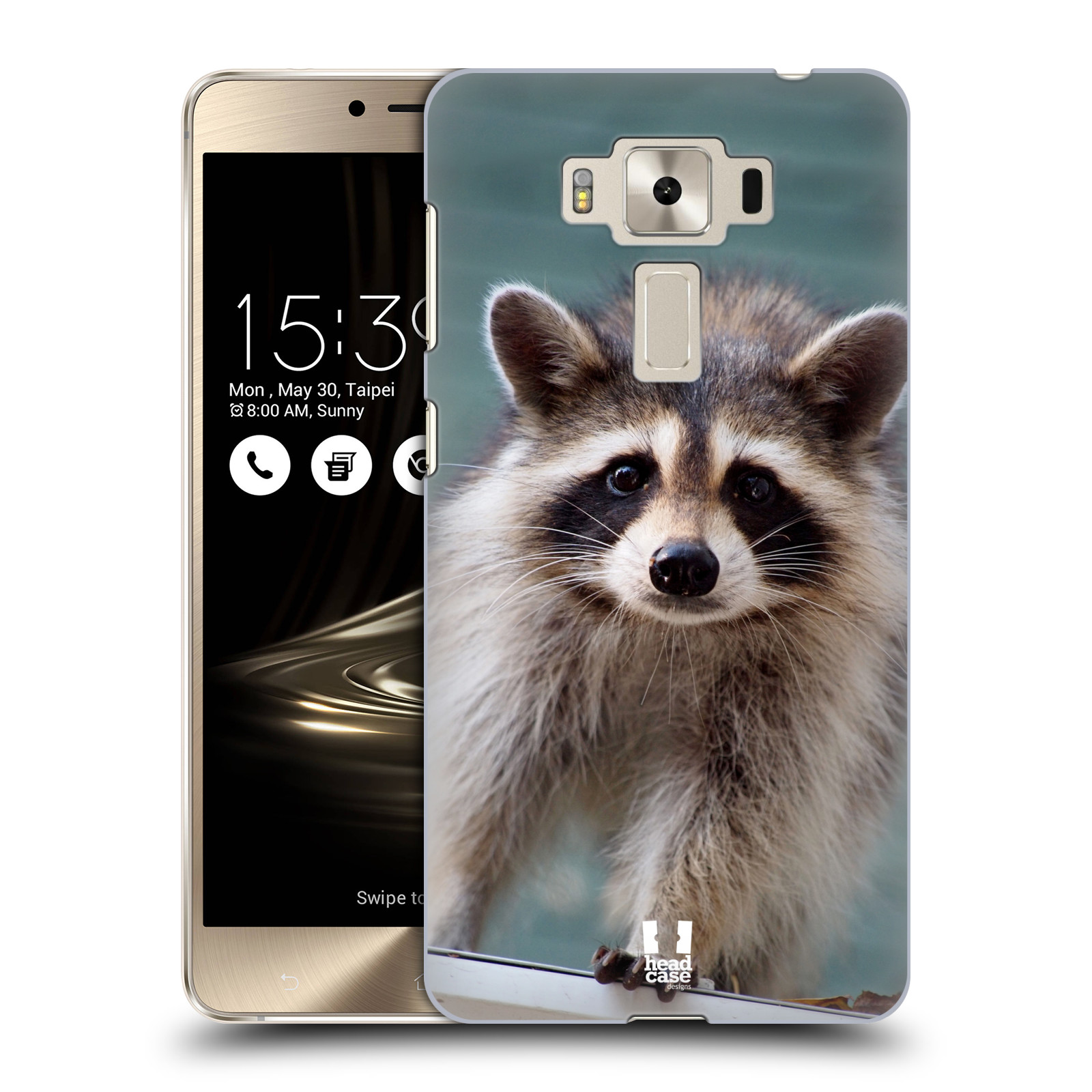 HEAD CASE plastový obal na mobil Asus Zenfone 3 DELUXE ZS550KL vzor slavná zvířata foto malý mýval