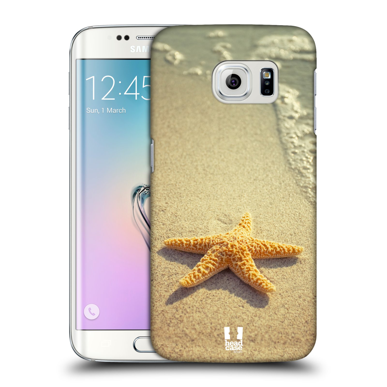 HEAD CASE plastový obal na mobil SAMSUNG Galaxy S6 EDGE (G9250, G925, G925F) vzor slavná zvířata foto hvězda na břehu